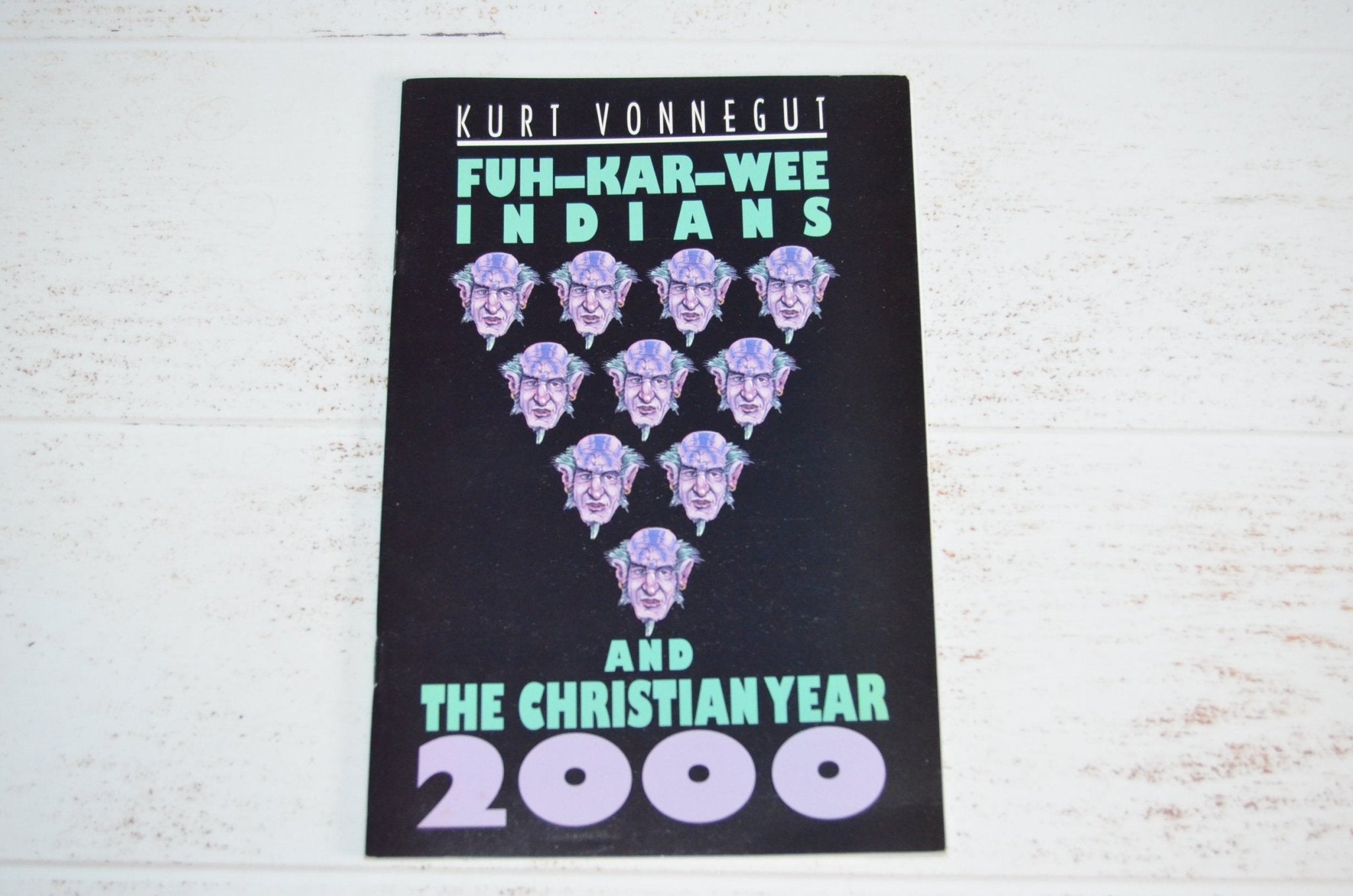 2 Signed Limited Editions – Fuh-kar-wee Indians & The Christian Year 2000 by Kurt Vonnegut - Brookfield Books