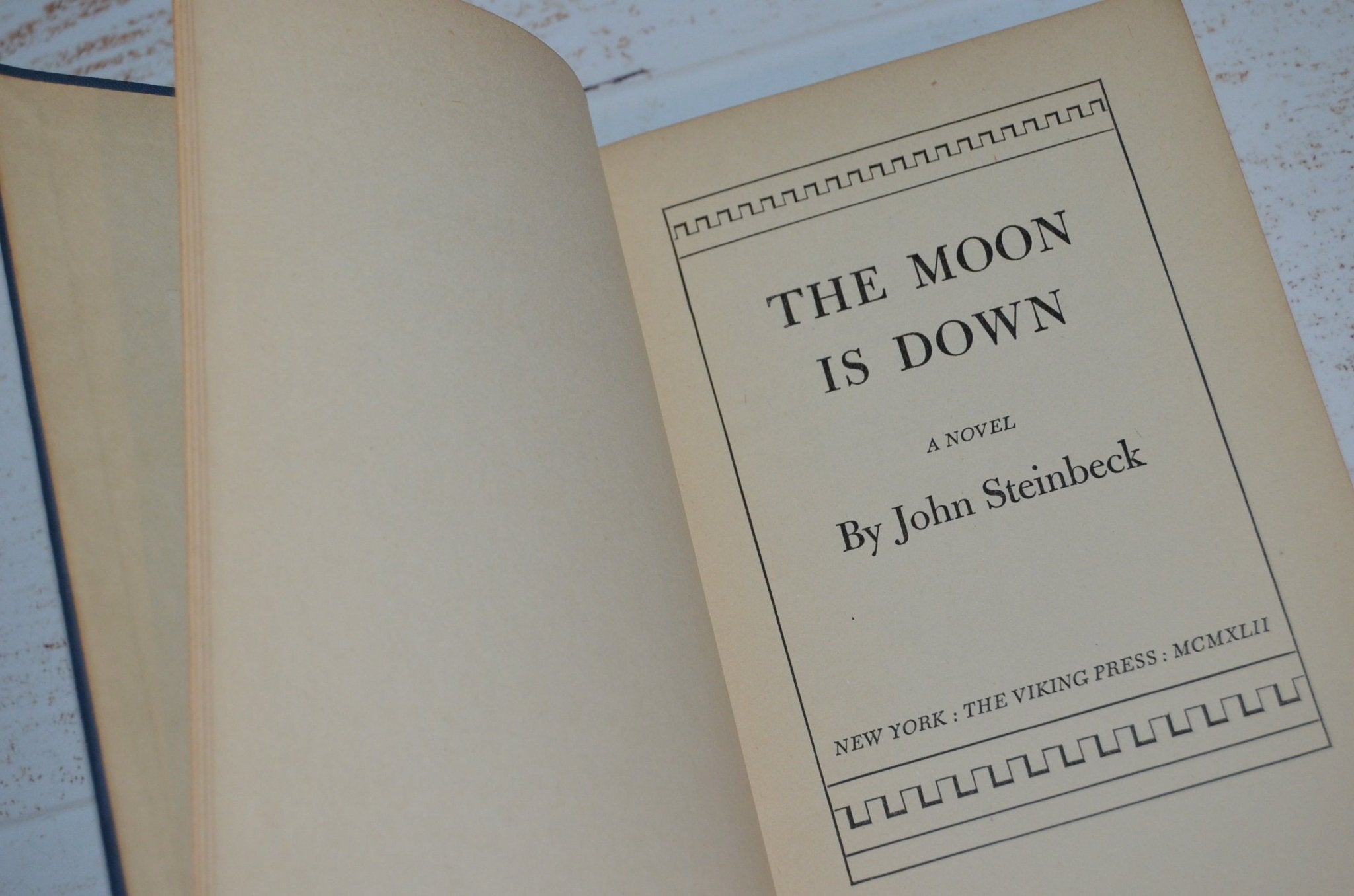 Vintage John Steinbeck Set – Travels With Charley, Sweet Thursday, The Moon Is Down - Brookfield Books