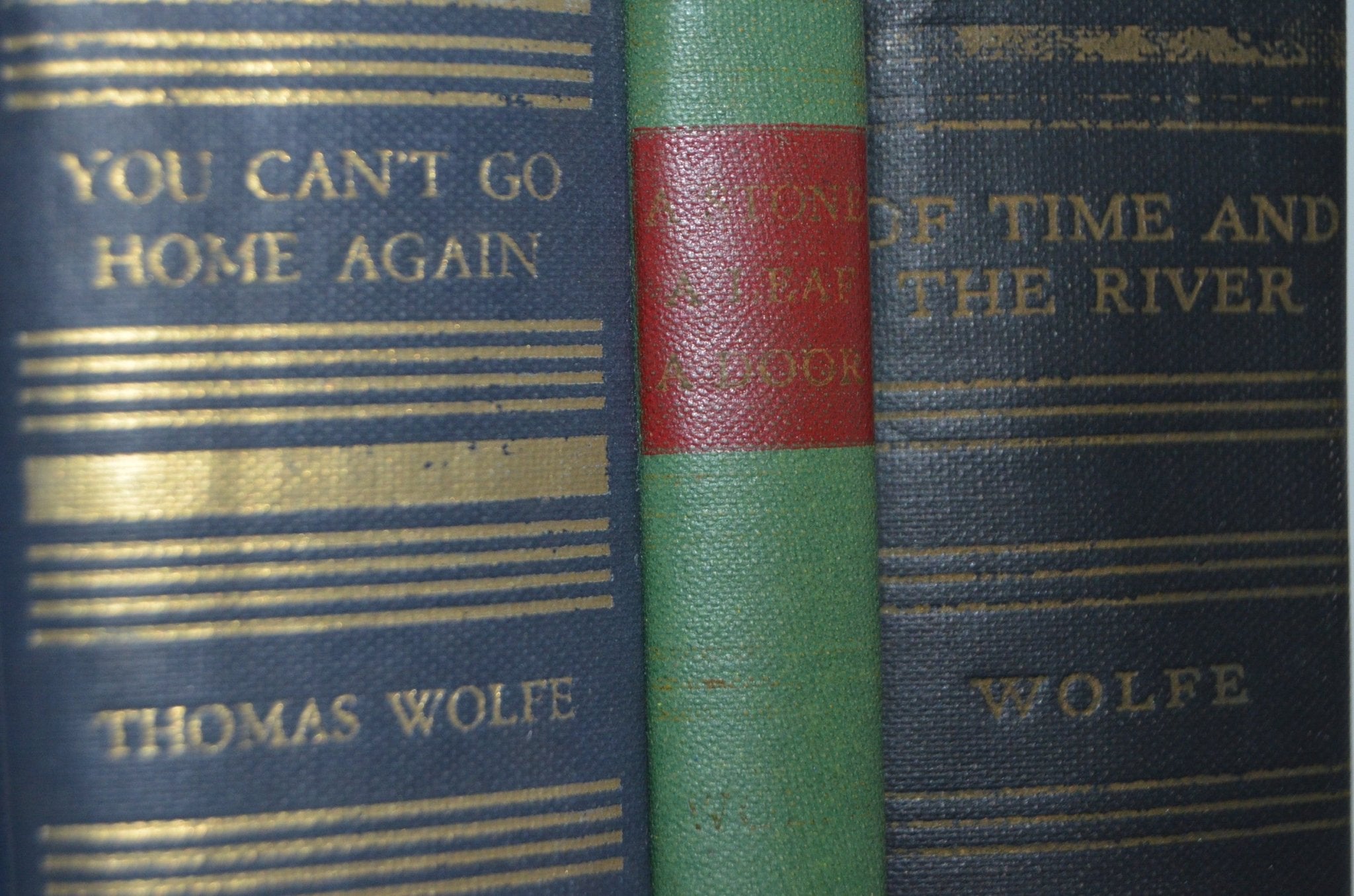 Vintage Thomas Wolfe Set – You Can’t Go Home Again, Of Time & The River, A Stone, A Leaf, A Door - Brookfield Books