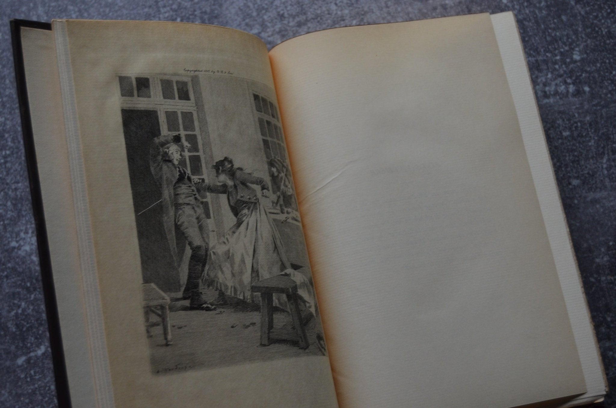 Antique Cloth Bound Book Décor – 1 Linear Foot Black & Ivory – Honore de Balzac - Brookfield Books
