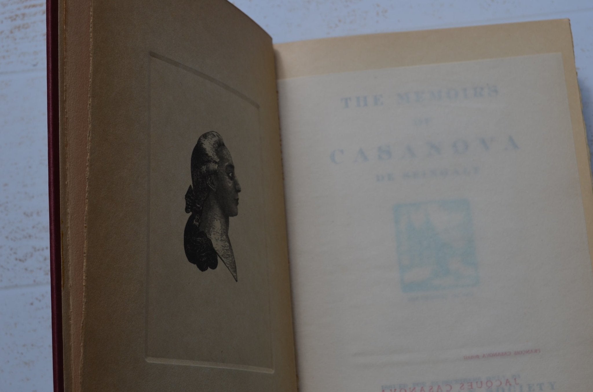 Antique – The Memoirs of Casanova de Seingalt – Venetian Society 1929 - Brookfield Books