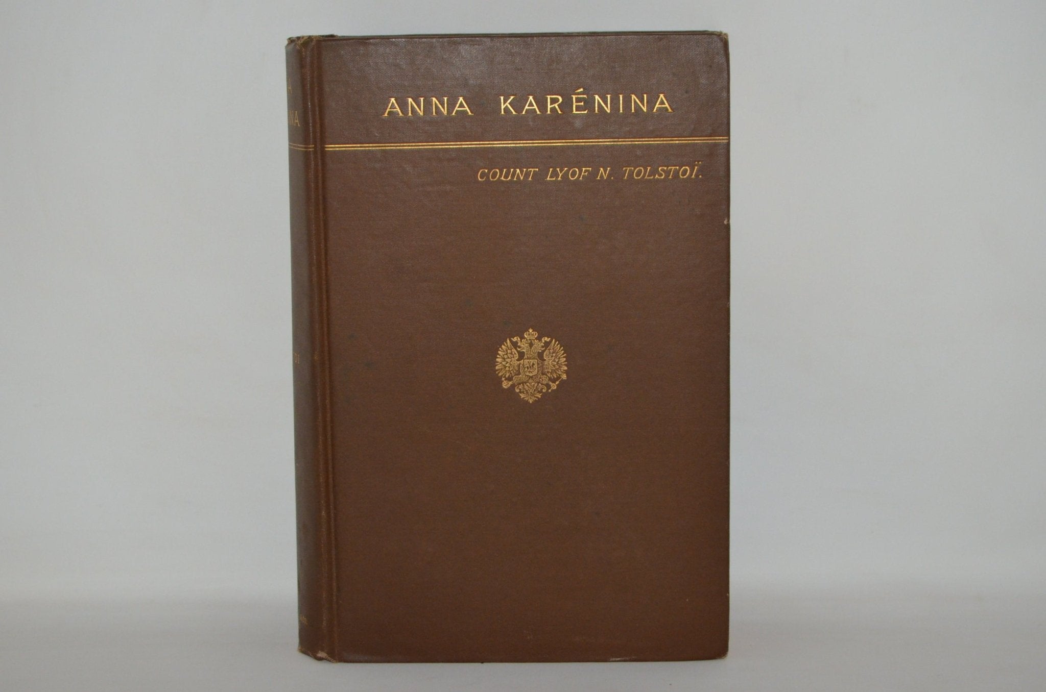 First American Edition – Anna Karenina by Leo Tolstoy 1886 - Brookfield Books