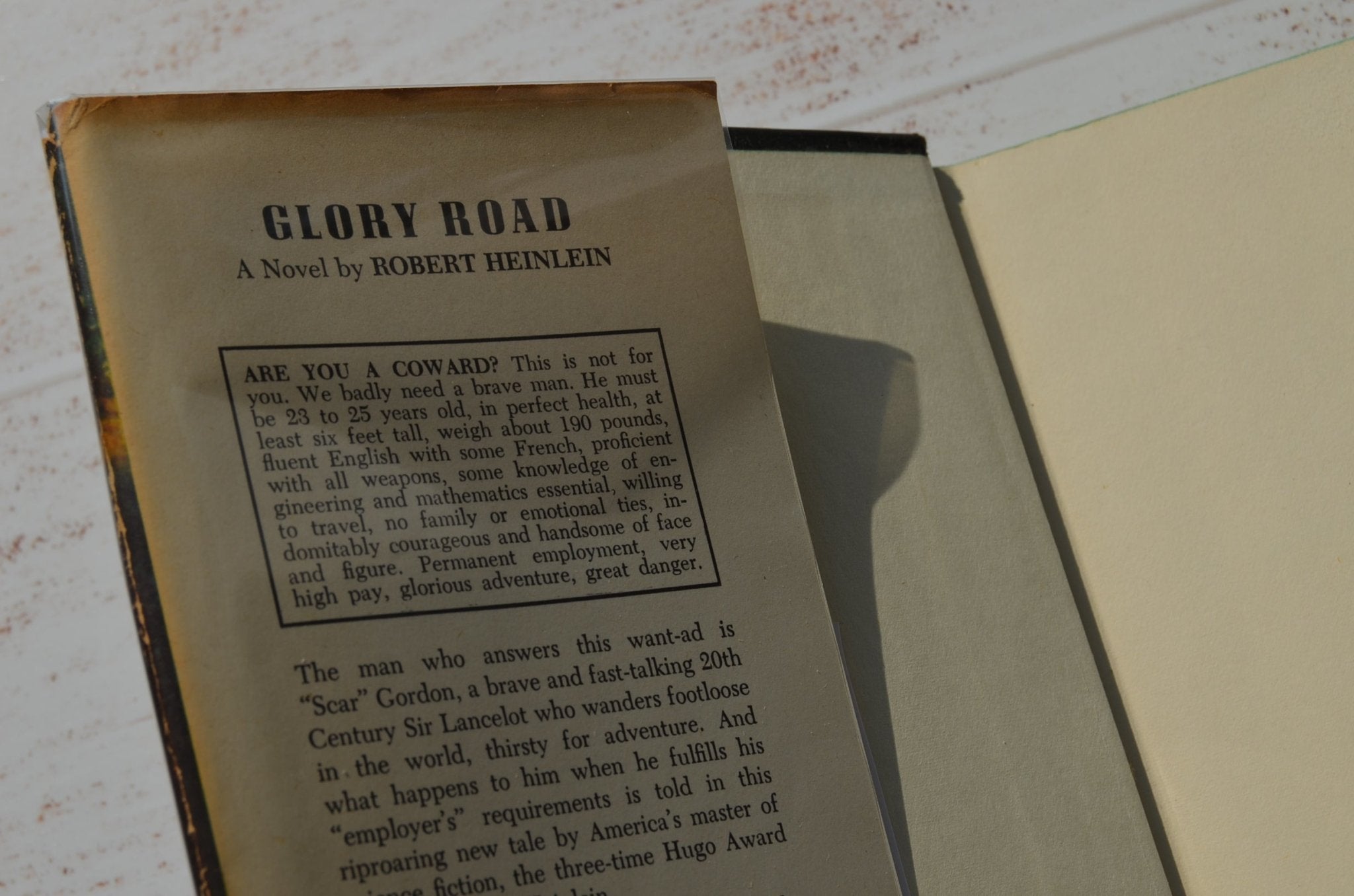 Vintage Book Club Edition – Glory Road by Robert Heinlein 1963 - Brookfield Books