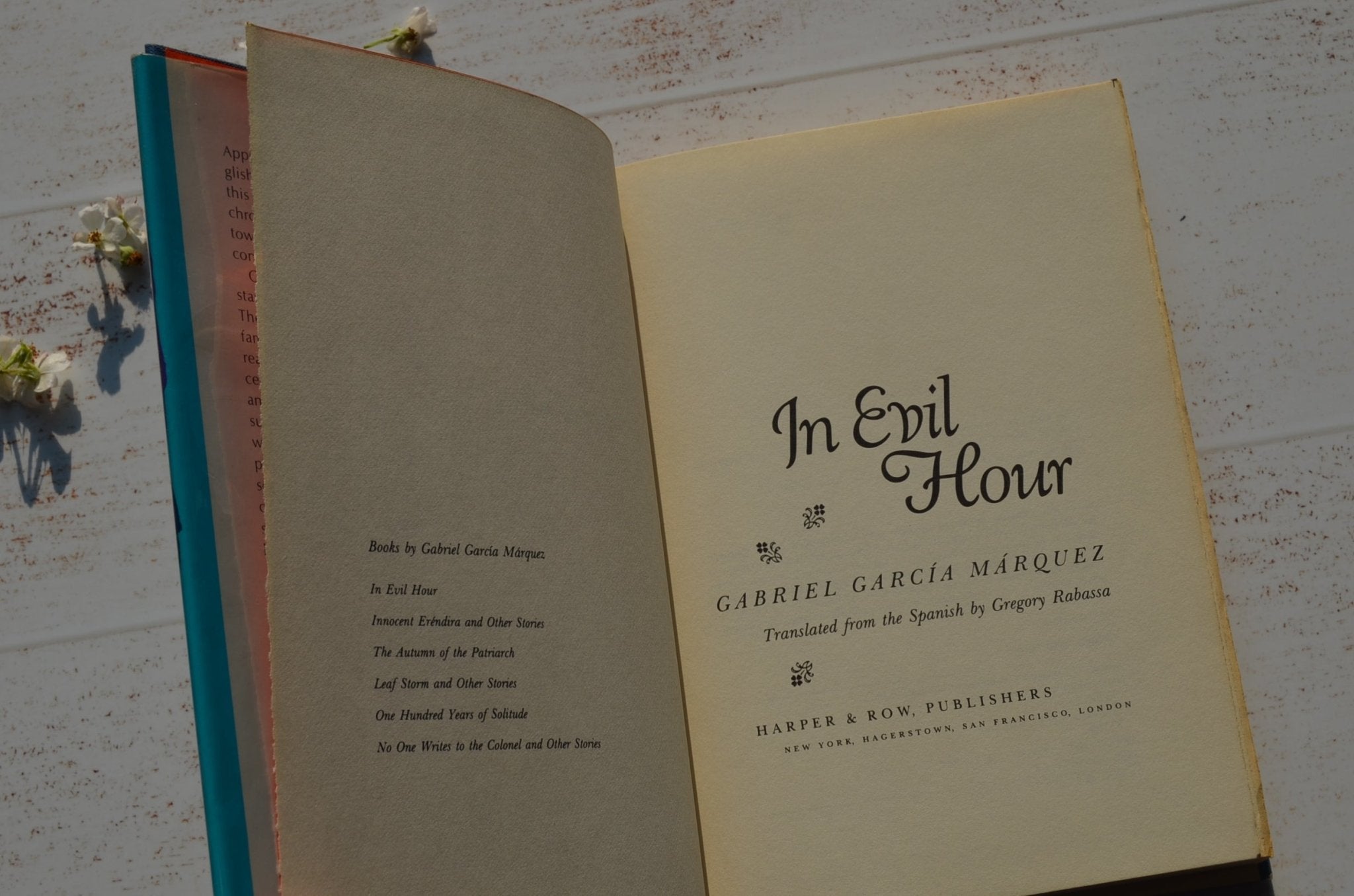 Vintage - In Evil Hour by Gabriel Garcia Marquez 1979 - Brookfield Books