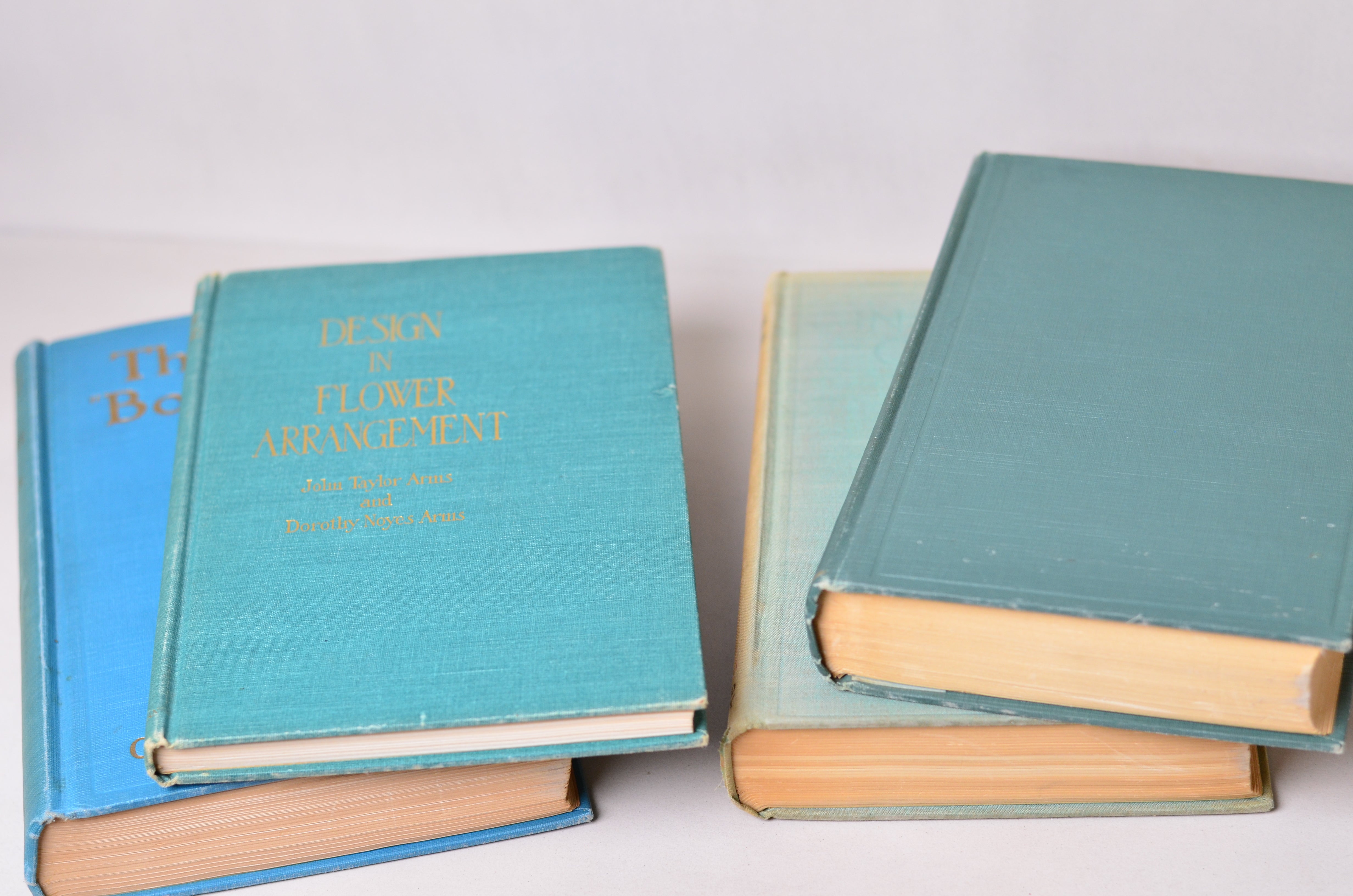 Teal Blue Antique Cloth Book Set – 8 Books, Alexandre Dumas