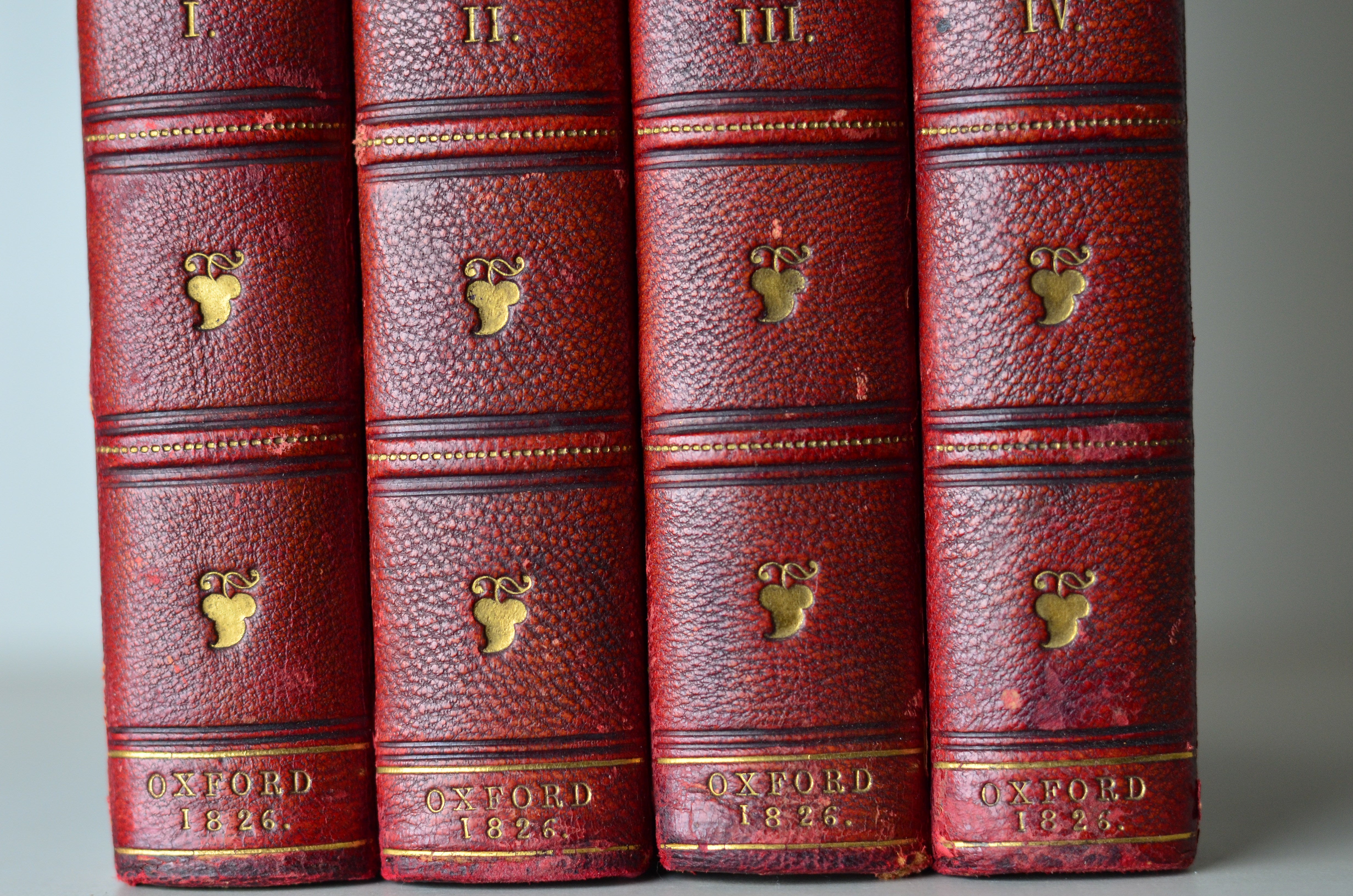 Antique Leather Bound Life of Samuel Johnson by James Boswell 1826