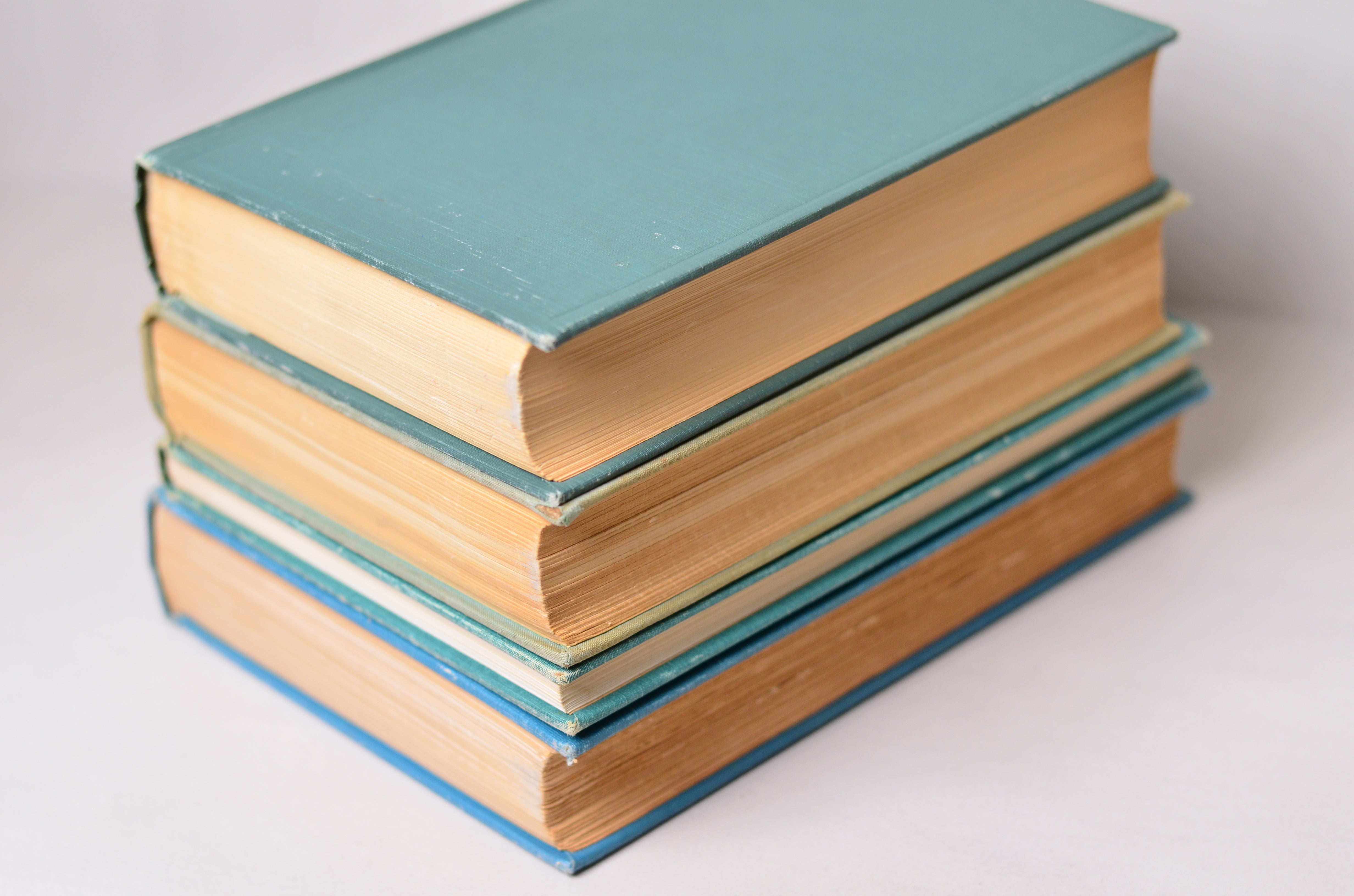 Teal Blue Antique Cloth Book Set – 8 Books, Alexandre Dumas
