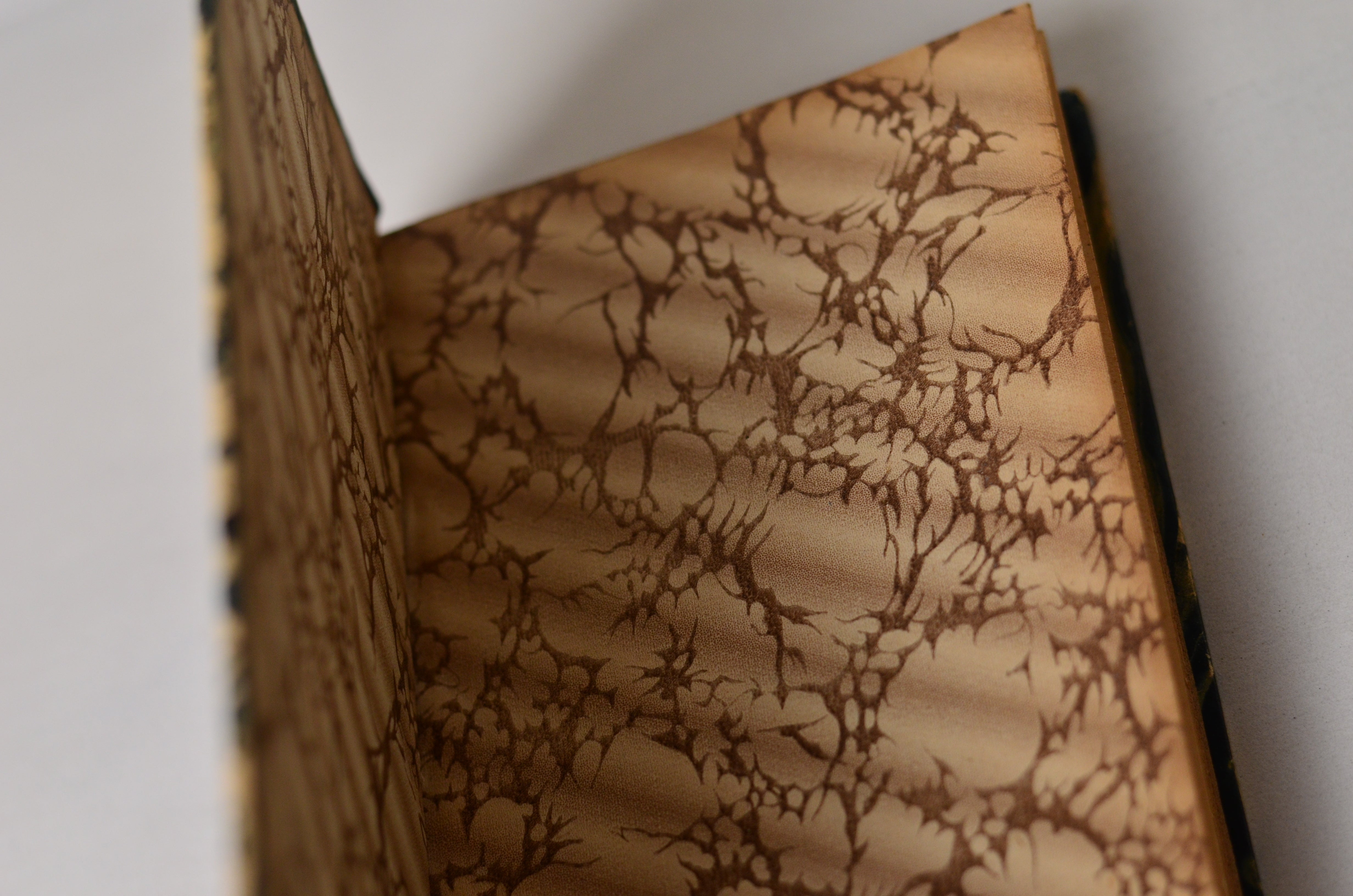 Antique Leather Bound Book Decor - Navy Blue, Histoire Ancienne de L'Eglise c. 1890
