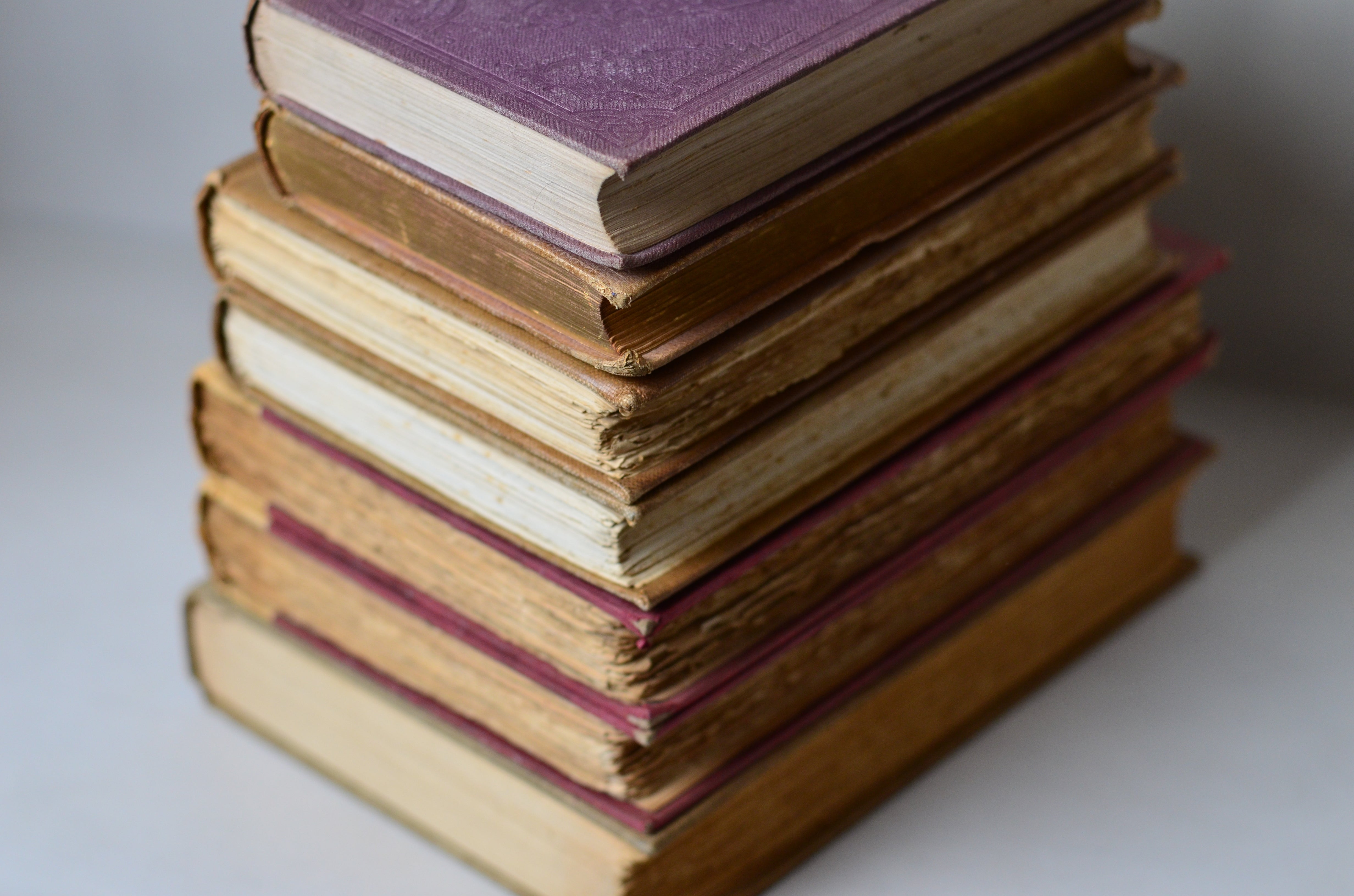 Antique Book Decor - Beige, Tan, T. E. Lawrence, 1852
