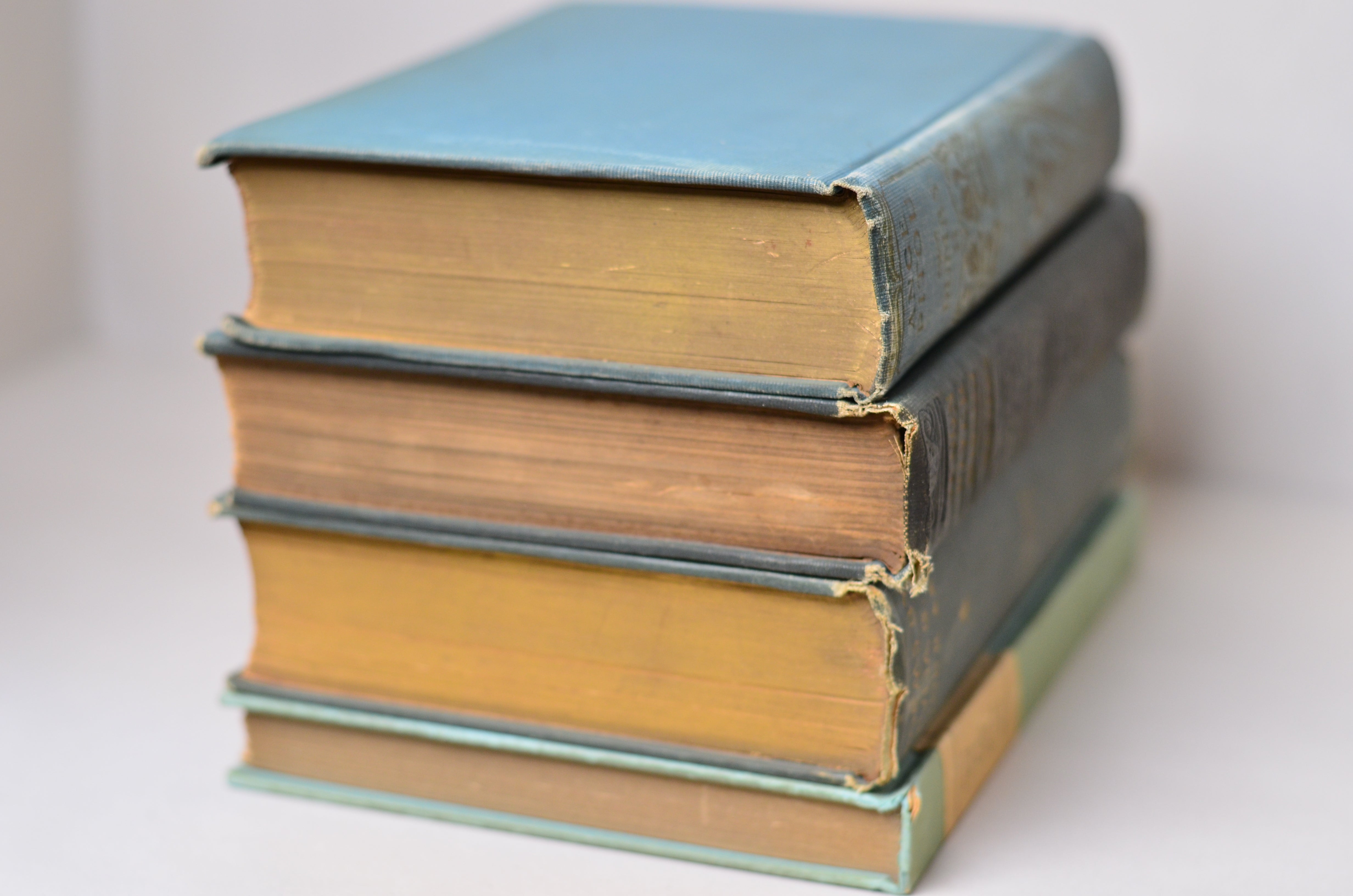 Teal Blue Antique Cloth Book Set – 8 Books, Alexandre Dumas