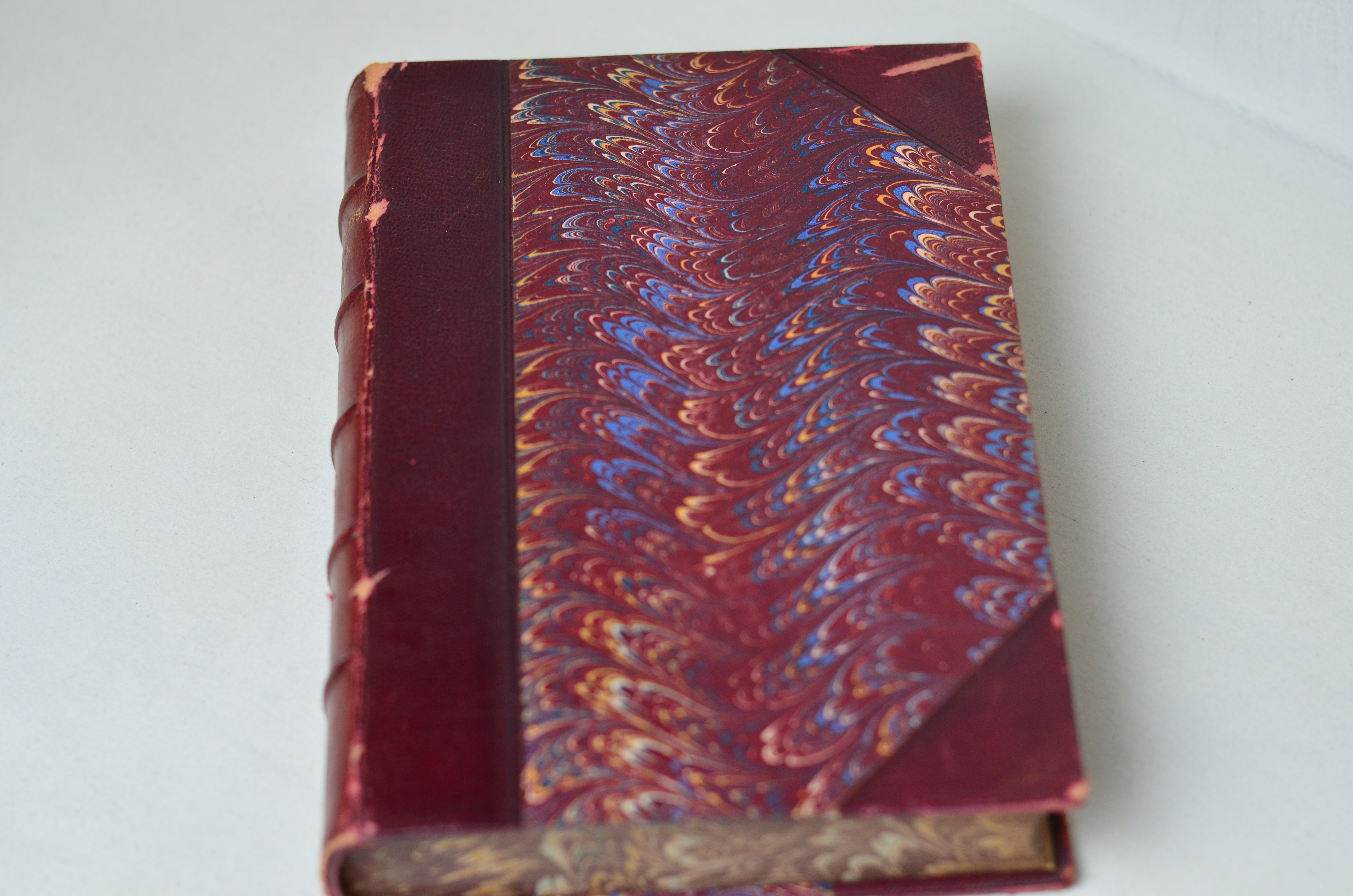 Complete Antique Leather Bound Works of Benjamin Disreali 1882