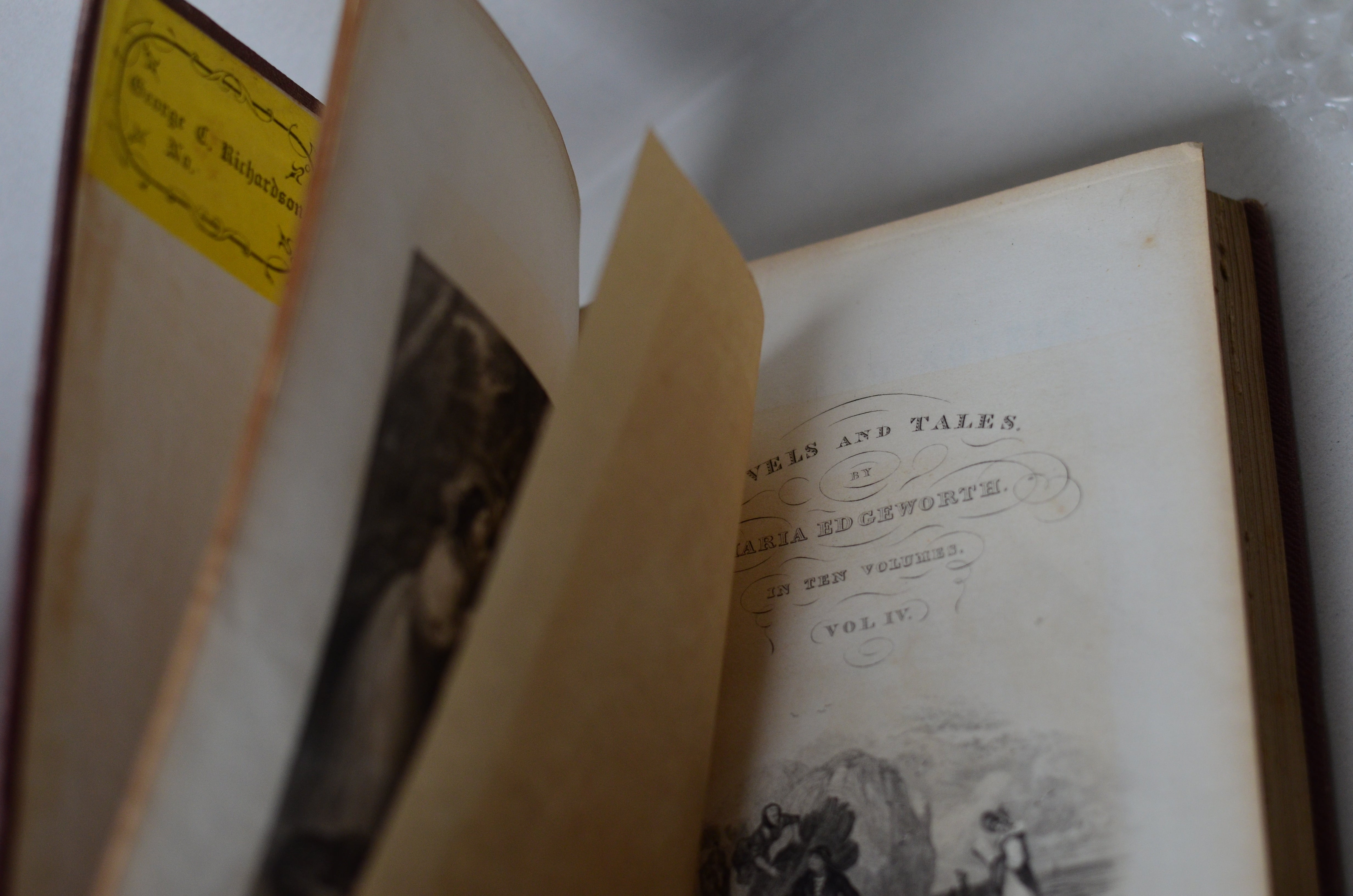 Antique Book Decor - Beige, Tan, T. E. Lawrence, 1852