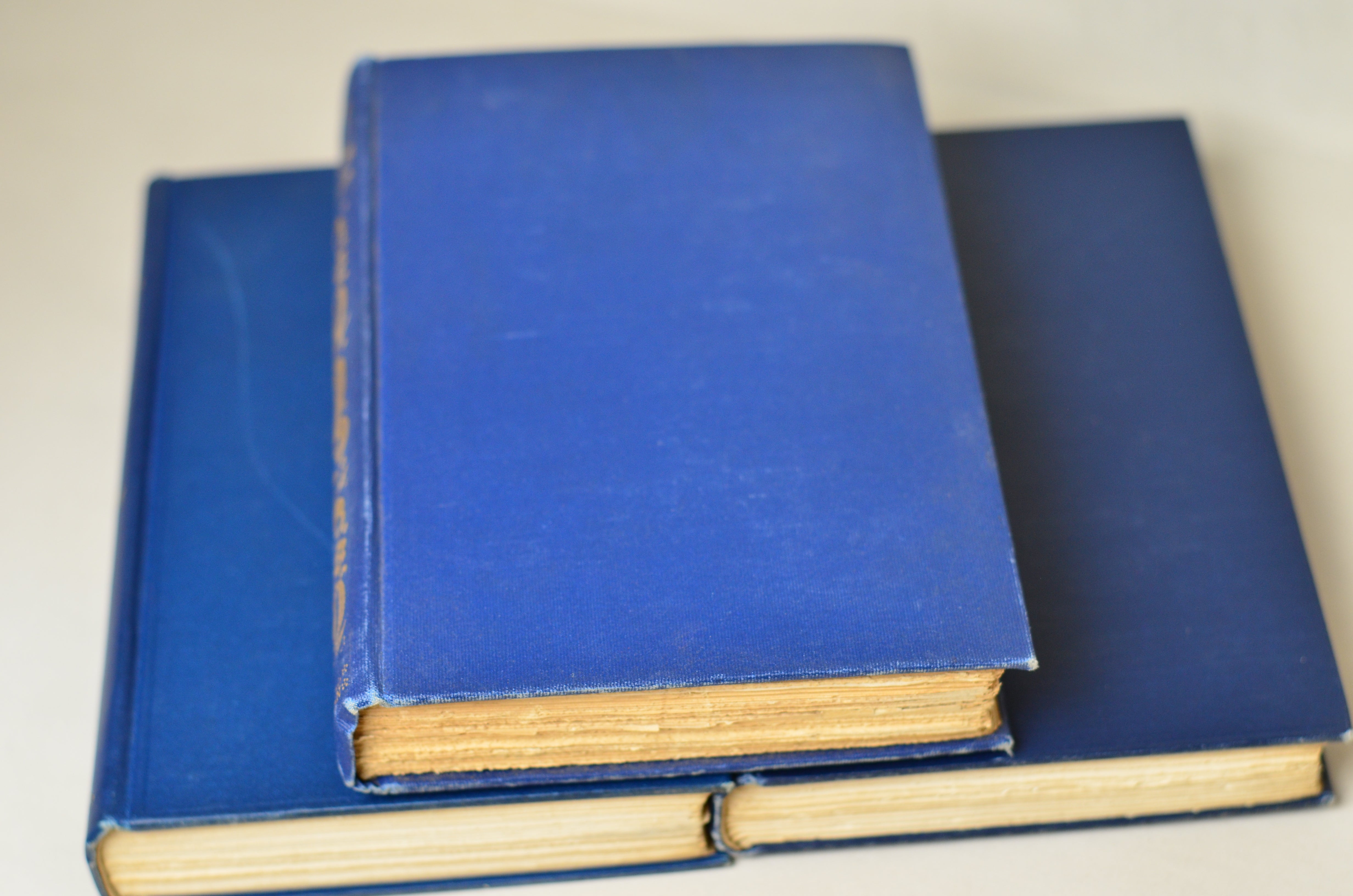 Blue Antique Cloth Book Set – 5 Books, James Lane Allen