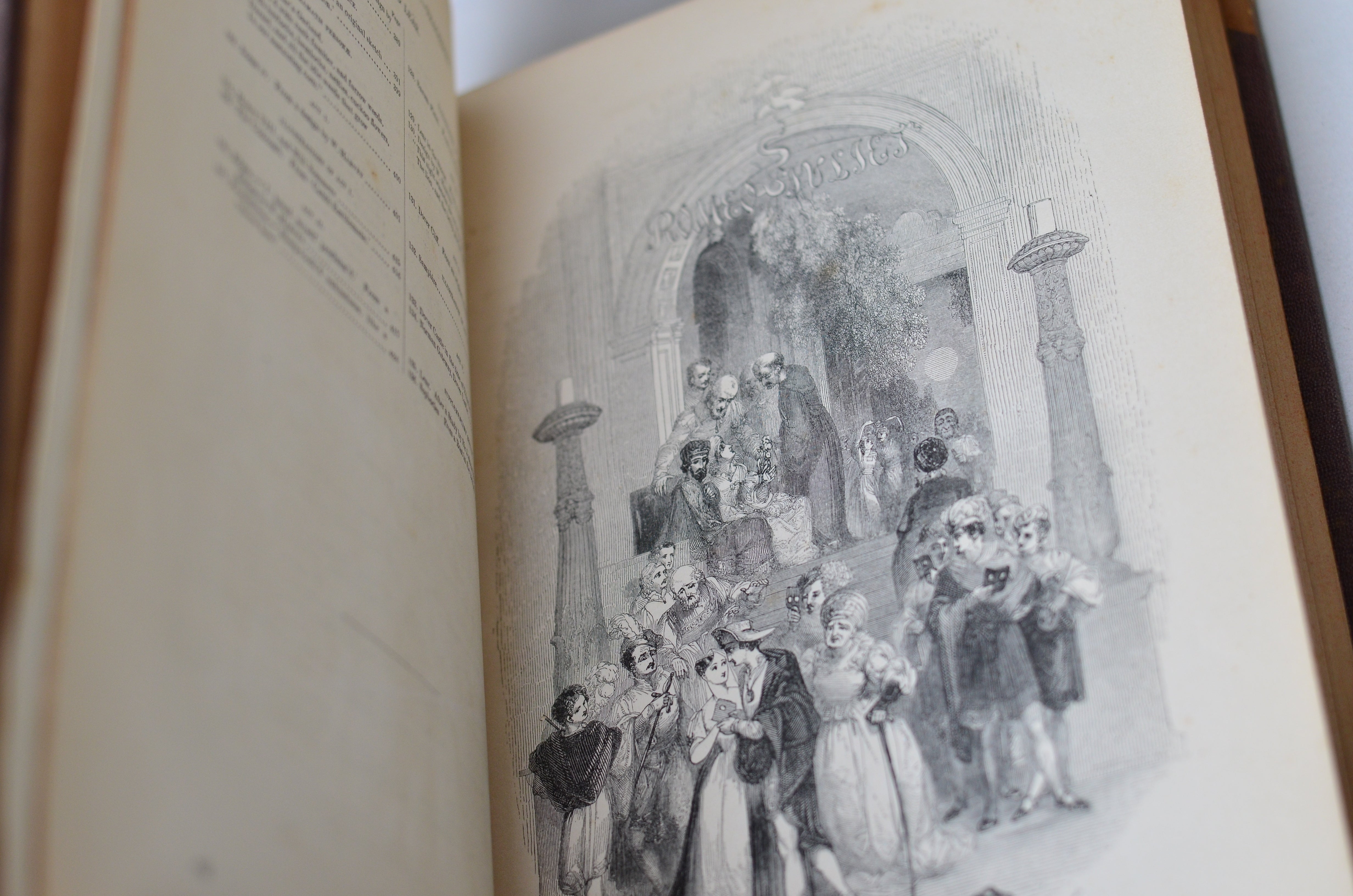 Antique Leather Bound Pictorial Works of William Shakespeare - Charles Knight c. 1843