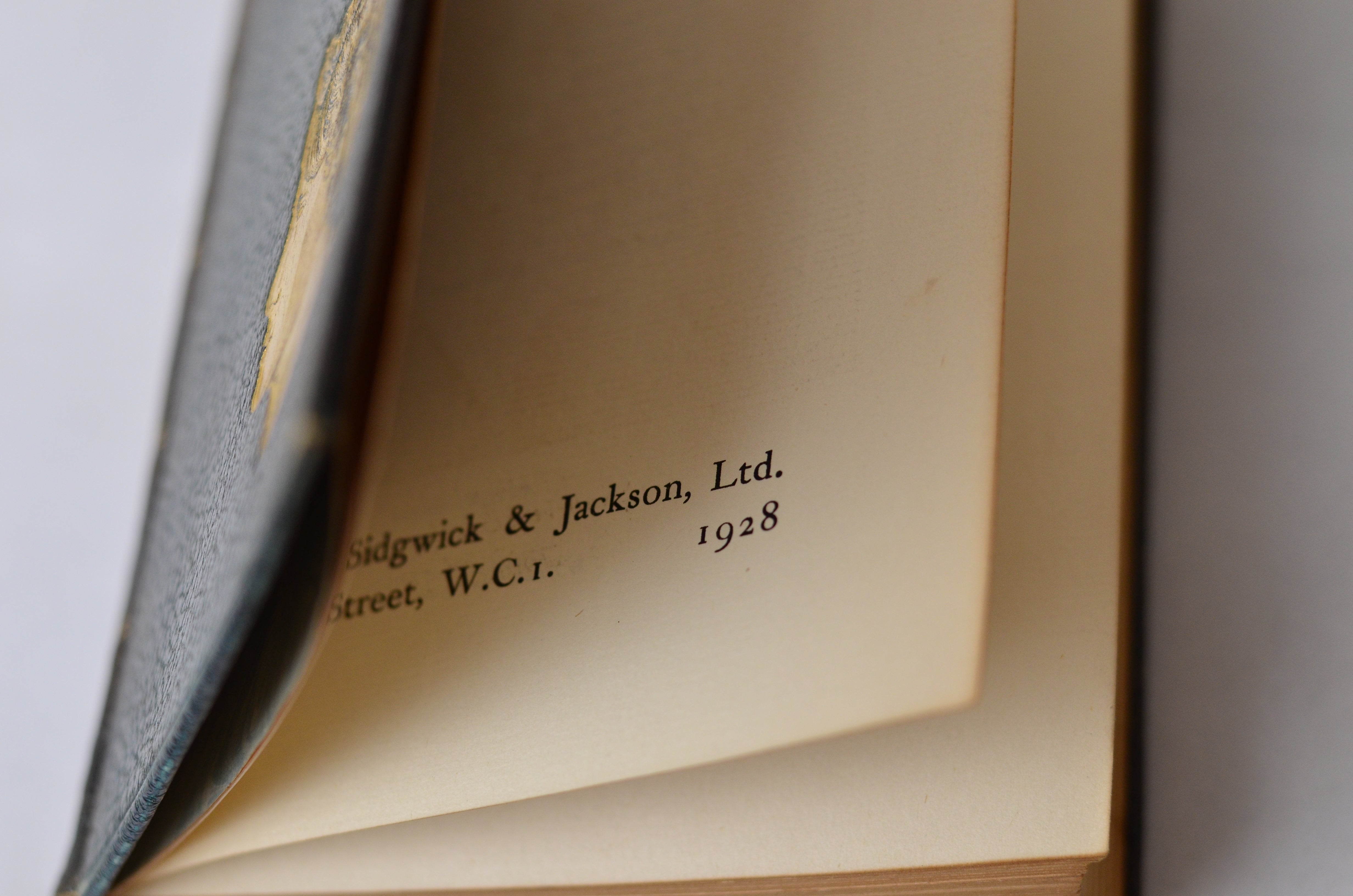 Antique Leather Bound Collected Poems of Rupert Brooke 1928