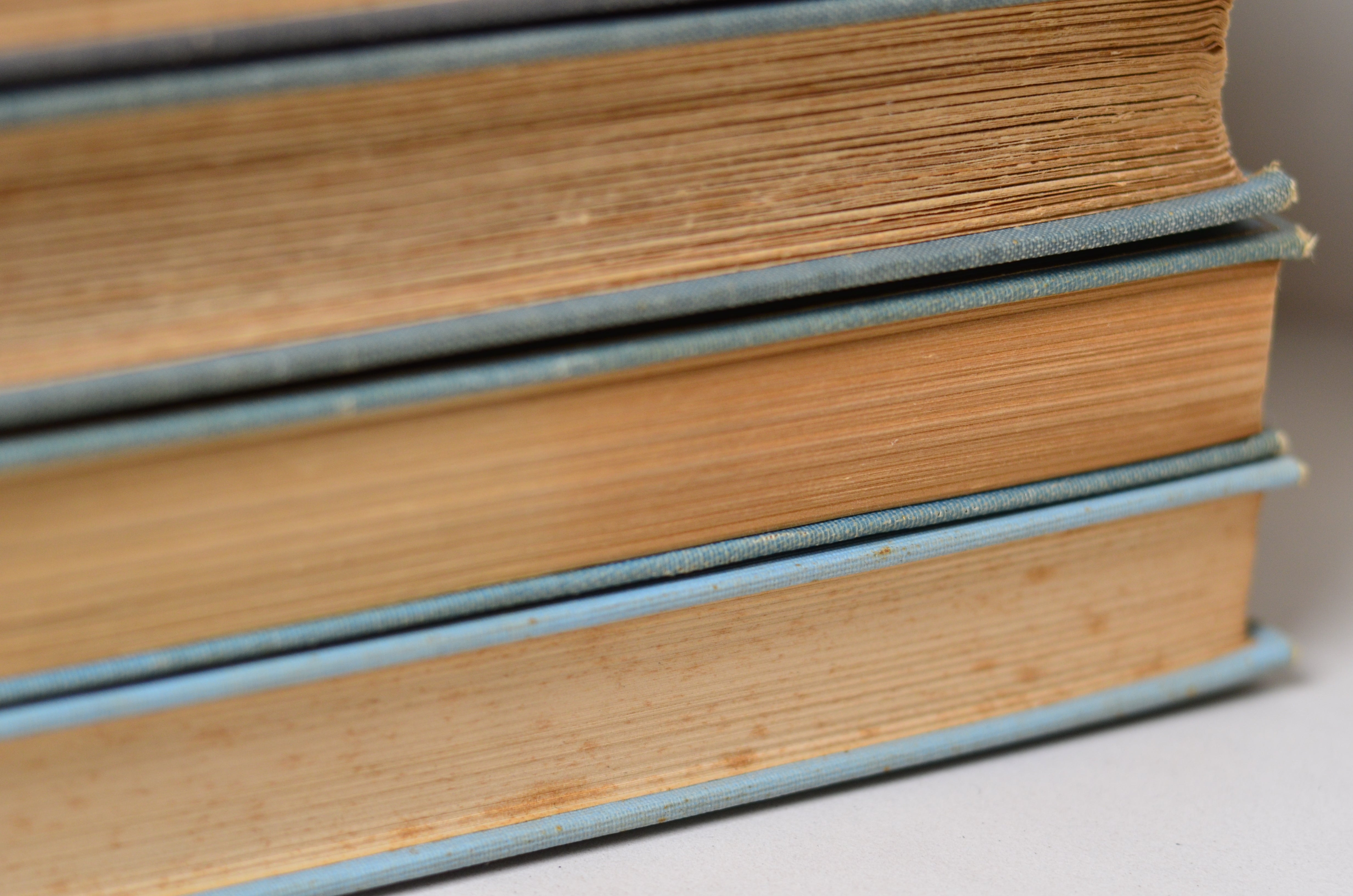 Blue Antique Cloth Book Set – 5 Books, Demin Blue