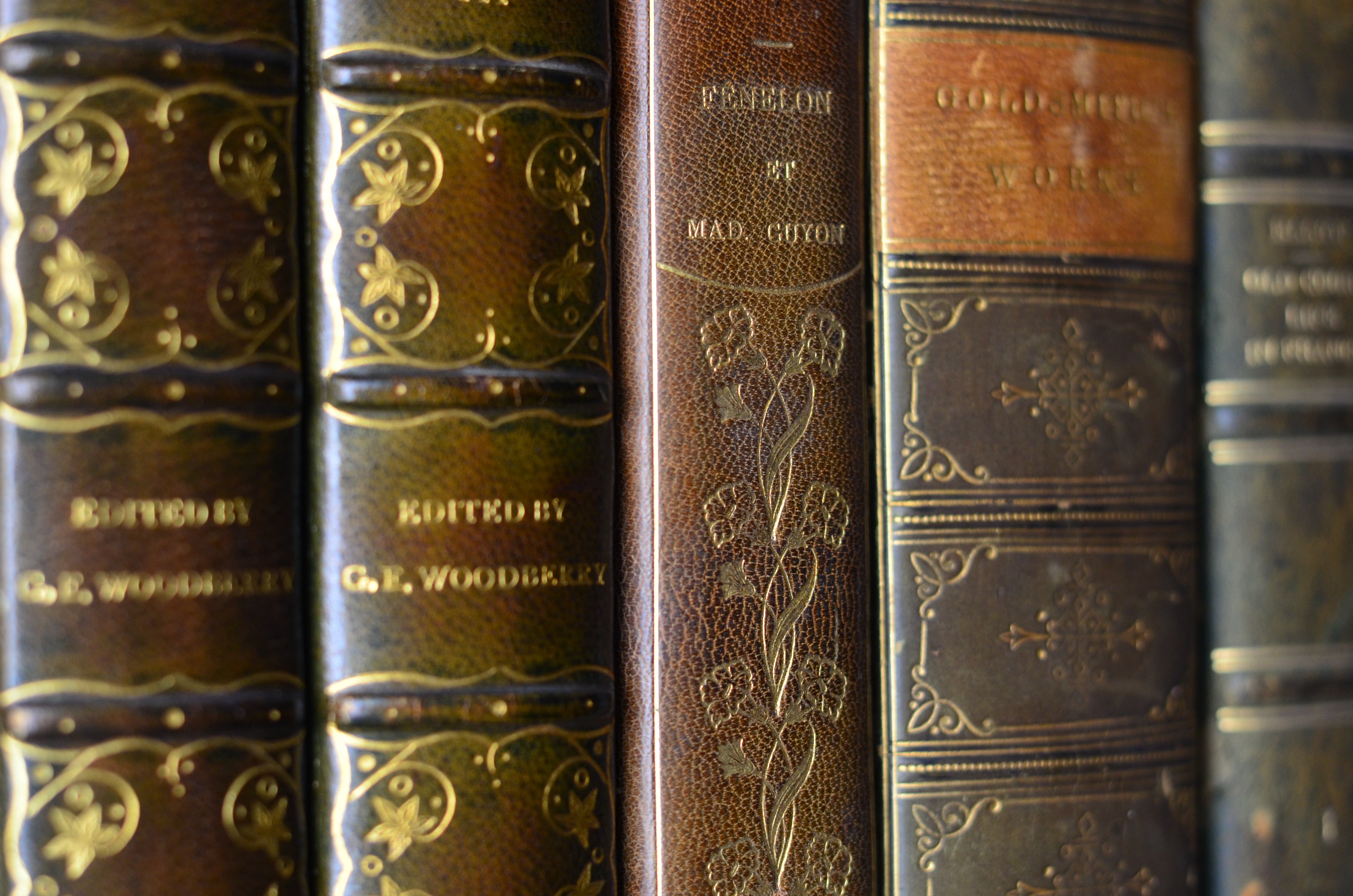 Green Antique Leather Book Set – 5 Books, Percy Bysshe Shelly