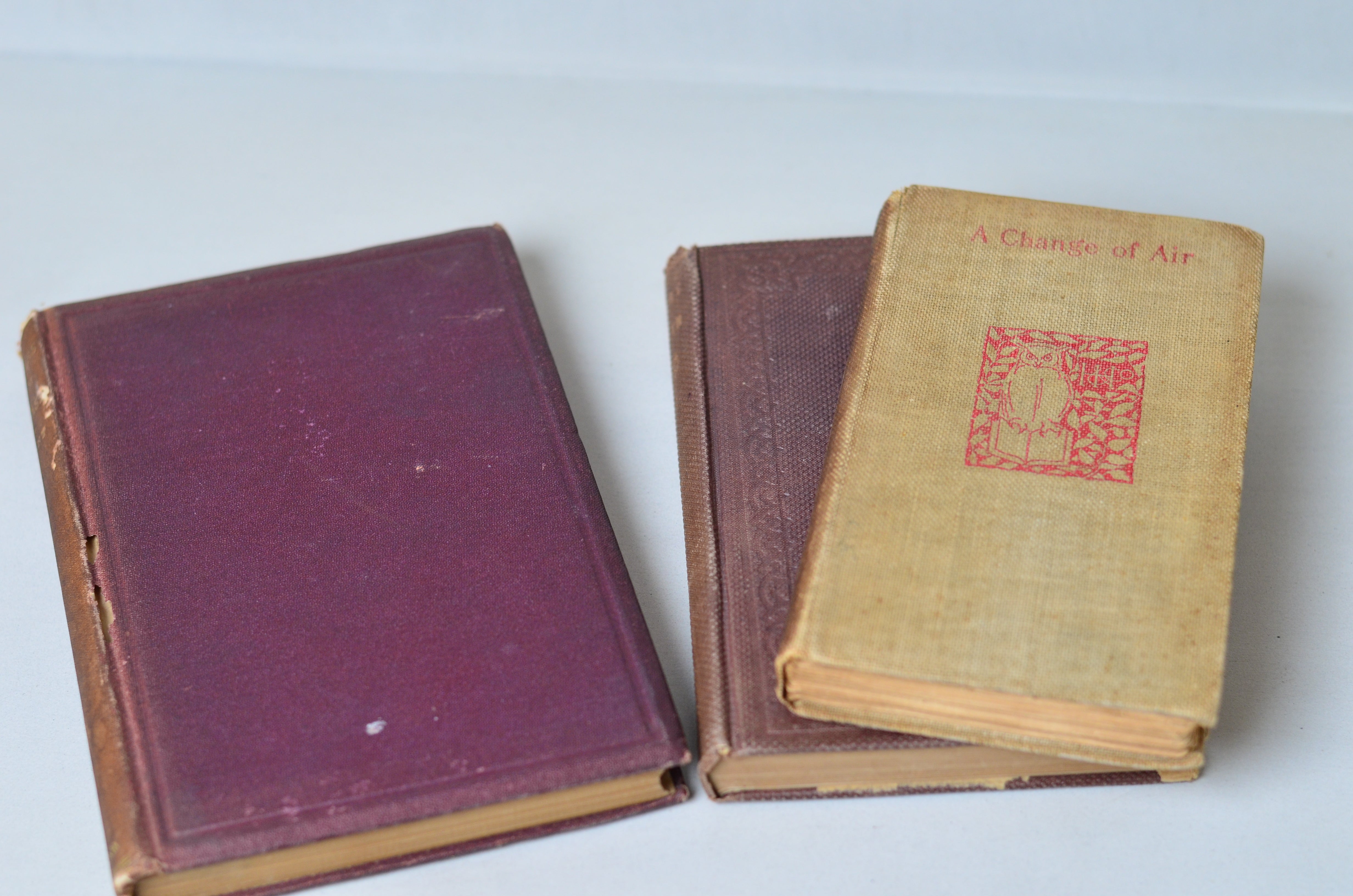 Dark Brown Antique Cloth Book Set – 7 Books, Rust Brown, Henry Fielding