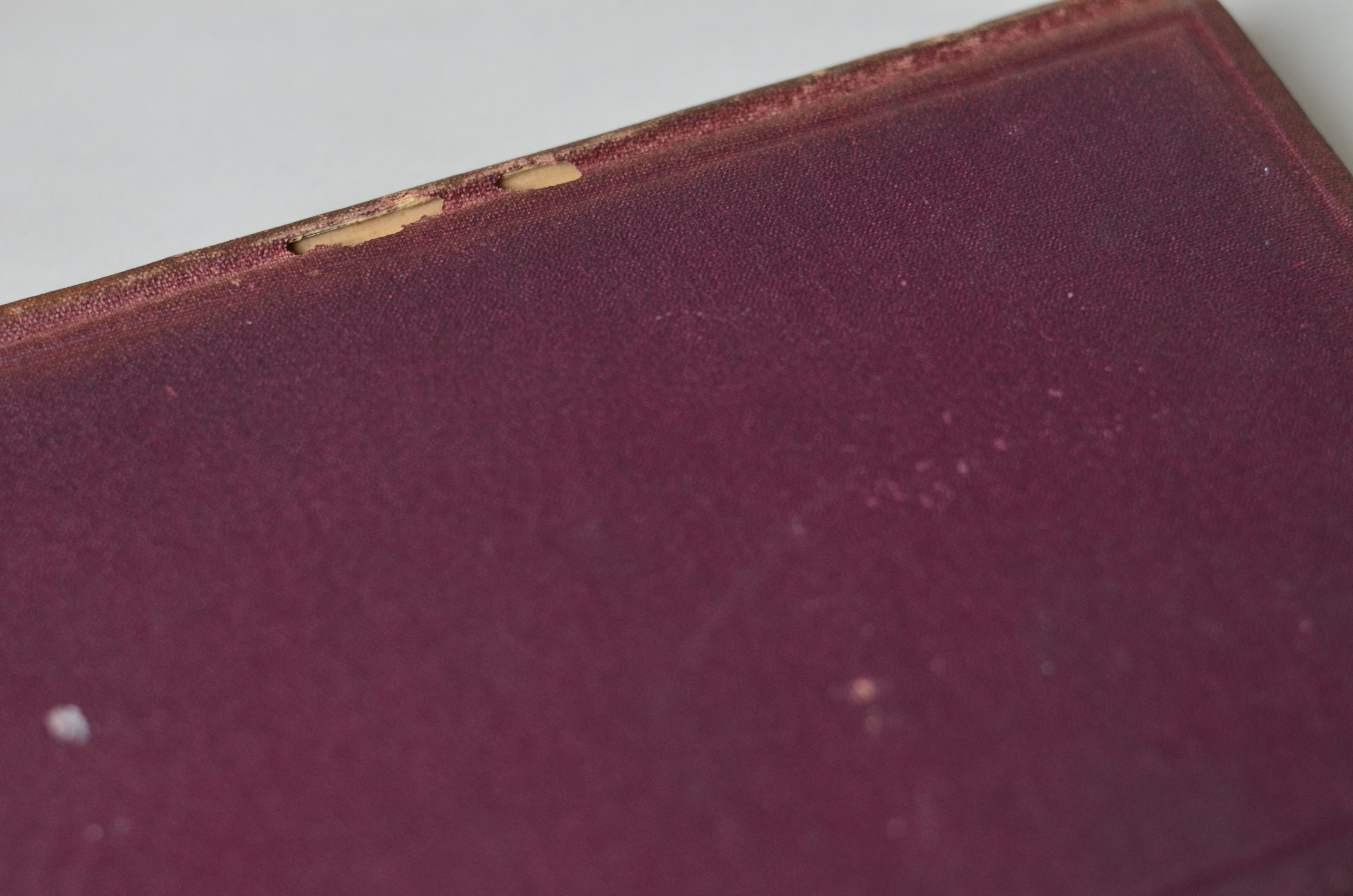 Dark Brown Antique Cloth Book Set – 7 Books, Rust Brown, Henry Fielding