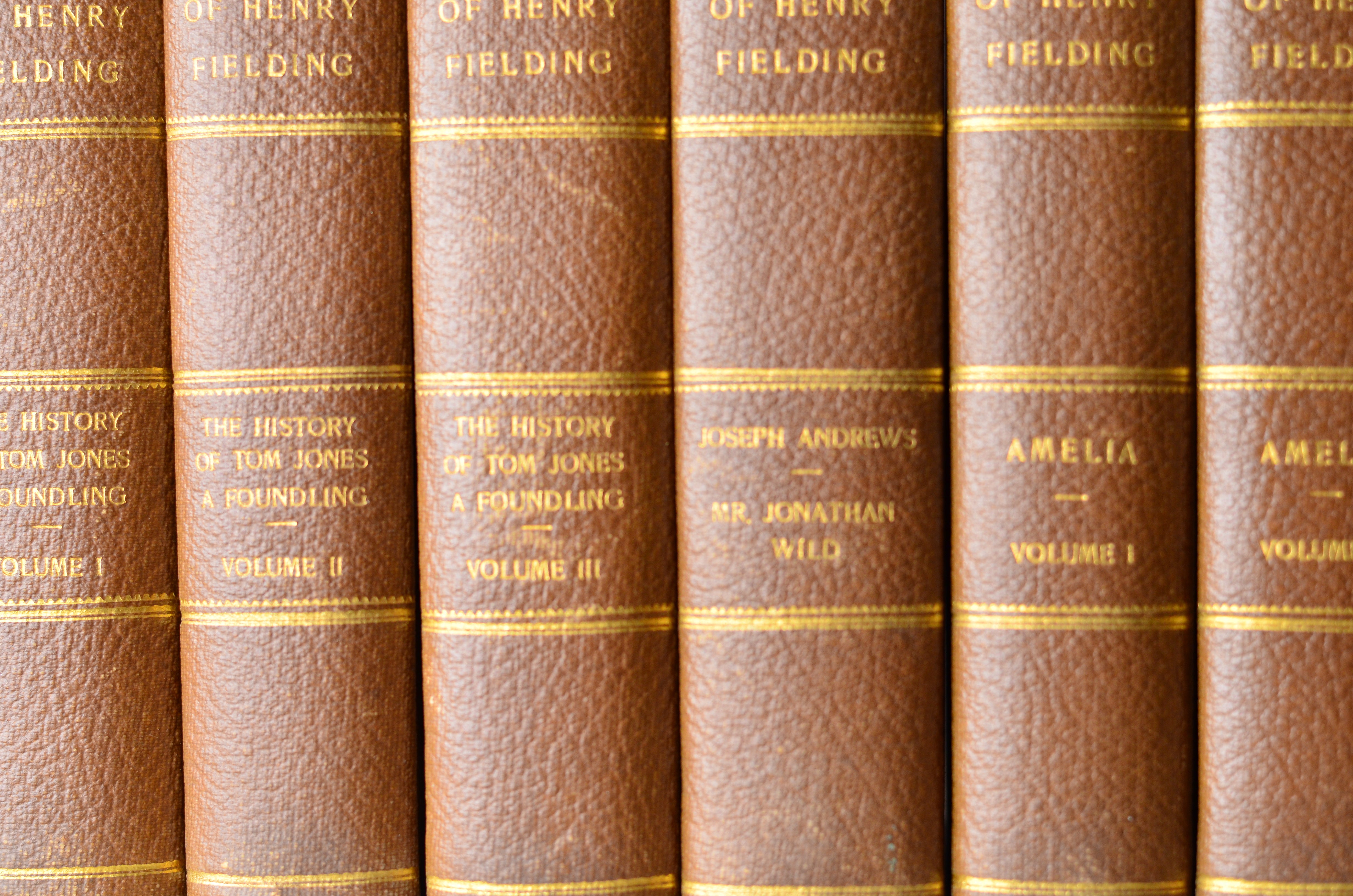 Antique Selected Works of Henry Fielding c.1900 - History of Tom Jones A Foundling
