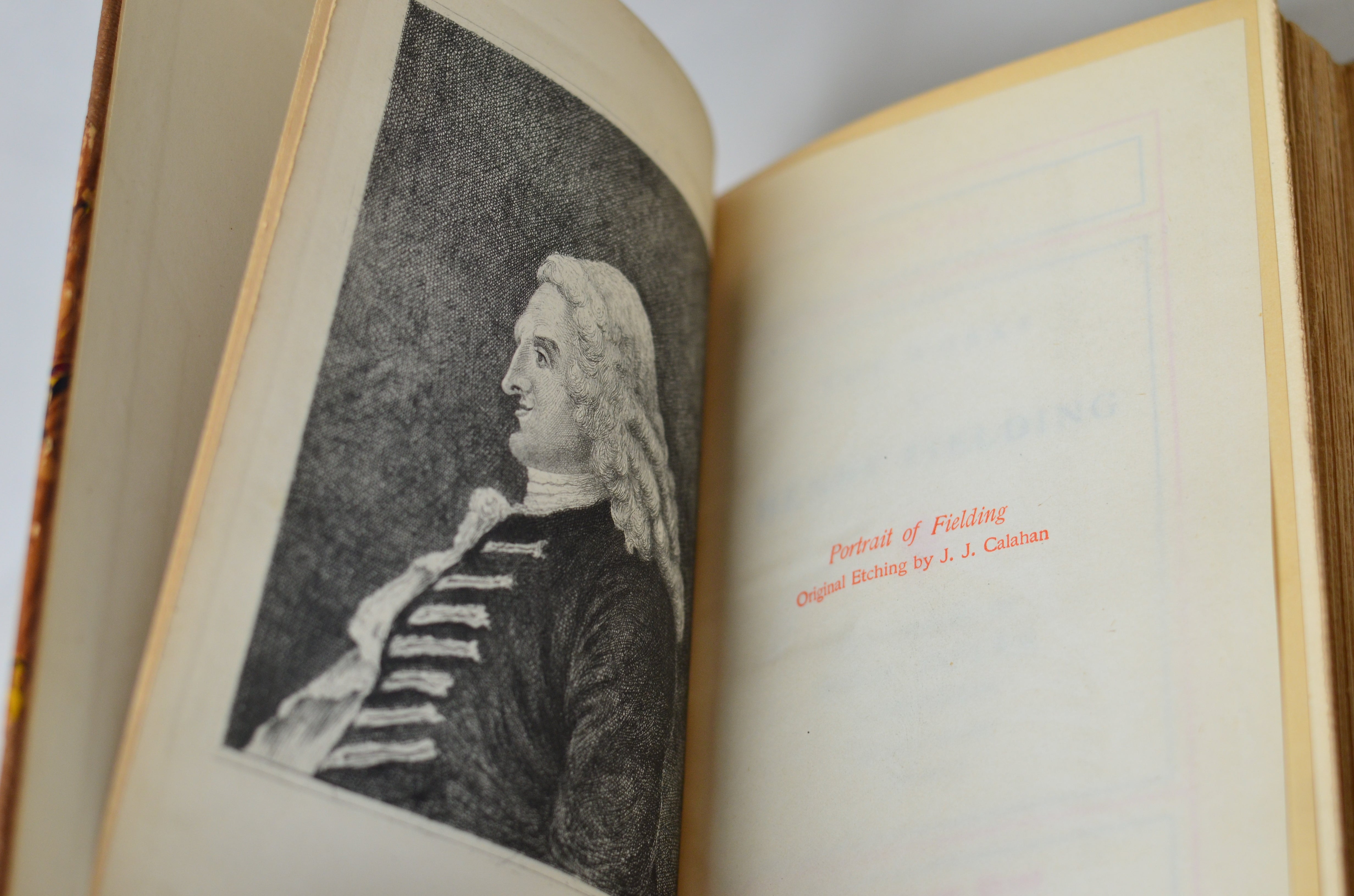 Antique Selected Works of Henry Fielding c.1900 - History of Tom Jones A Foundling