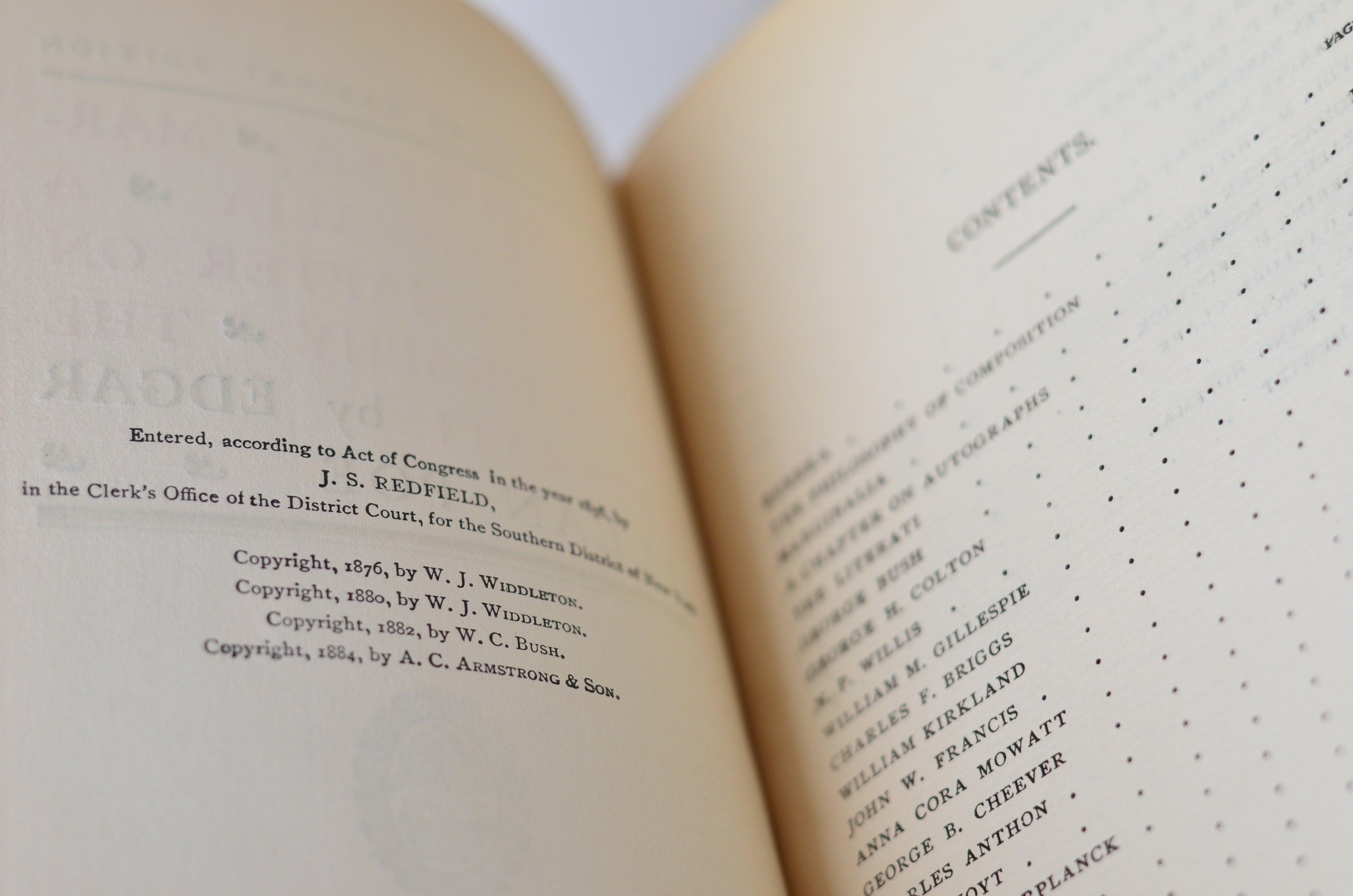 Antique Eureka by Edgar Allan Poe 1884