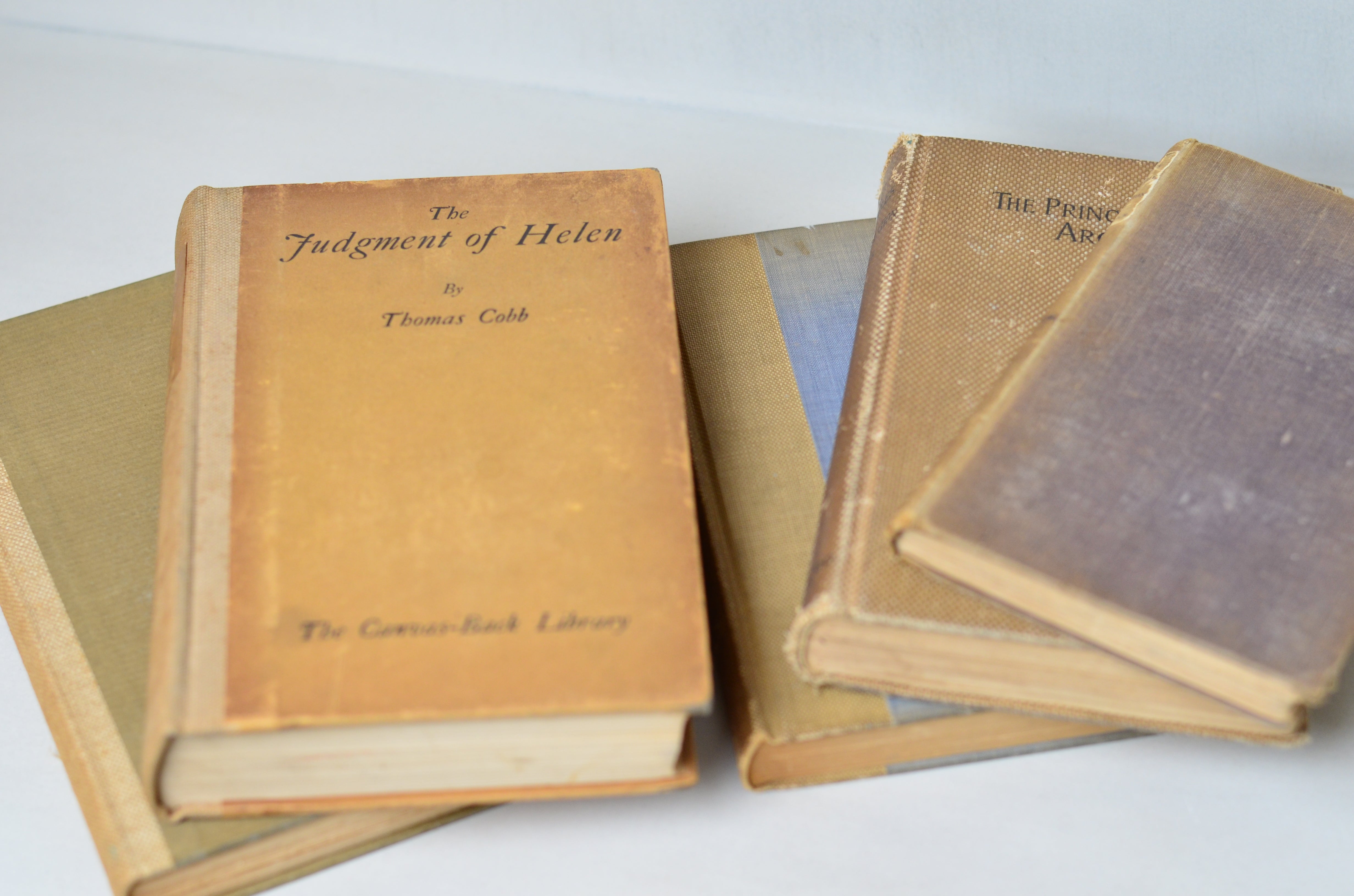 Light Brown Antique Cloth Book Set – 5 Books, Moliere