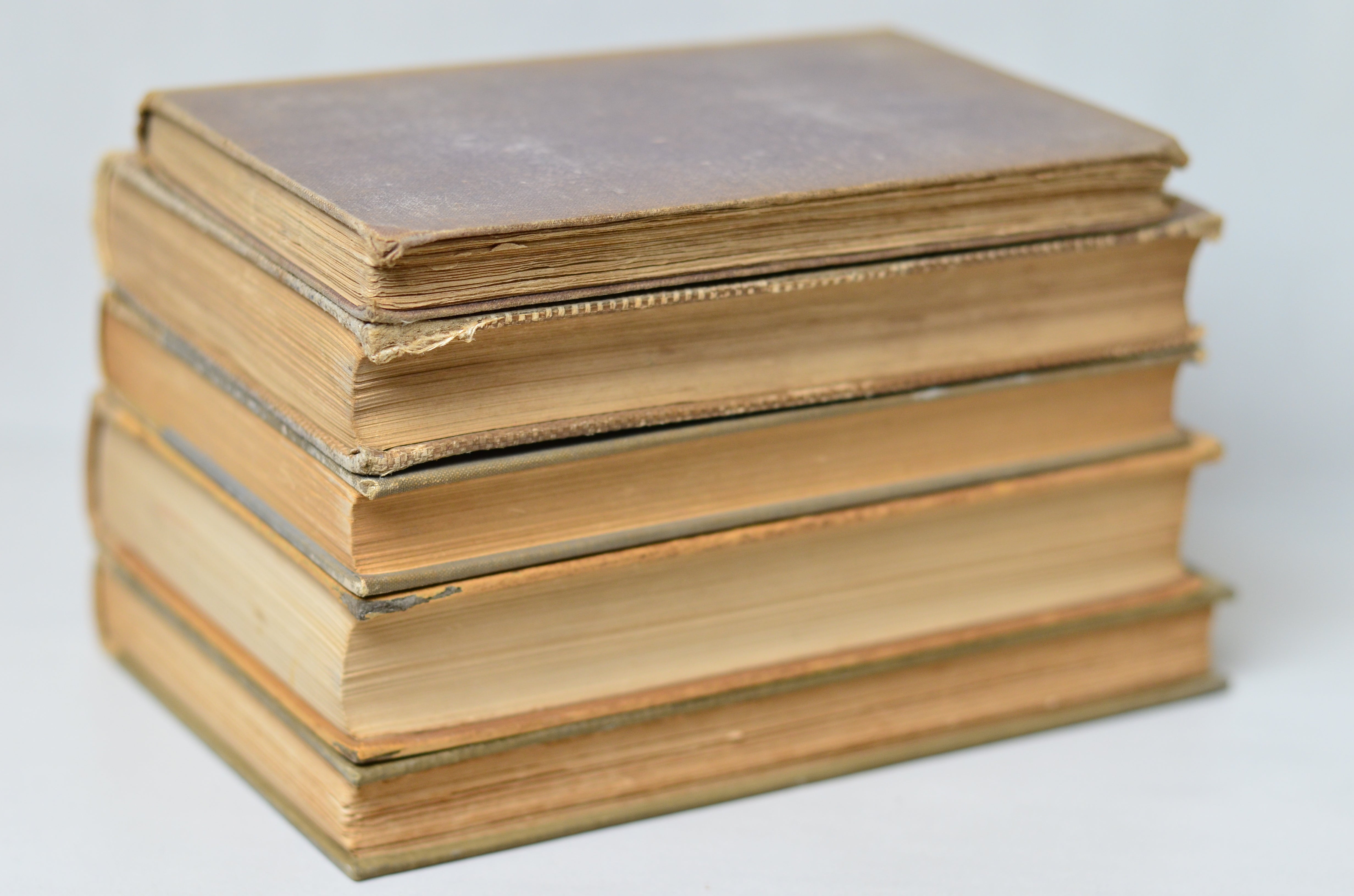 Light Brown Antique Cloth Book Set – 5 Books, Moliere