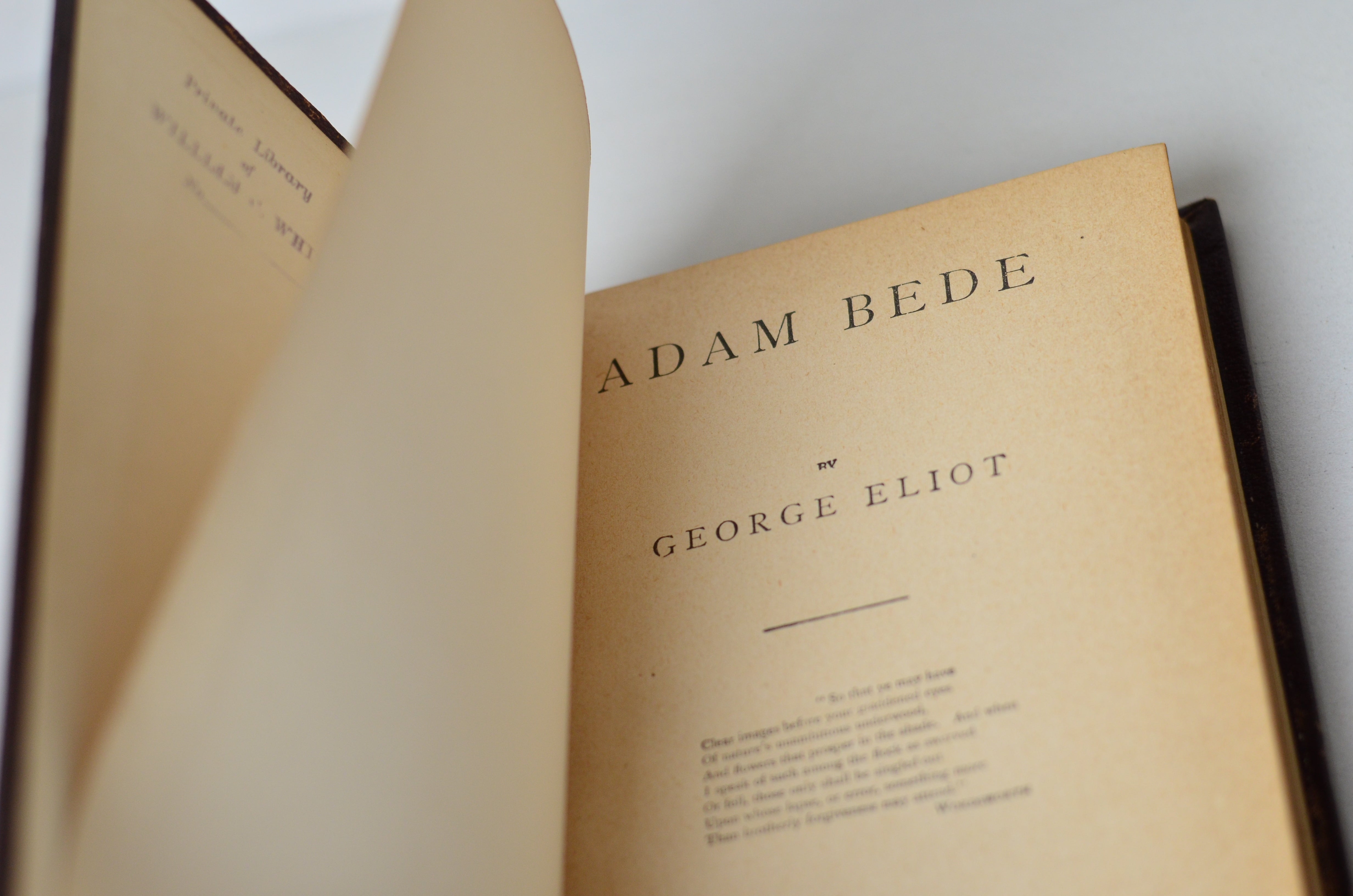 Antique Adam Bede by George Eliot 1884