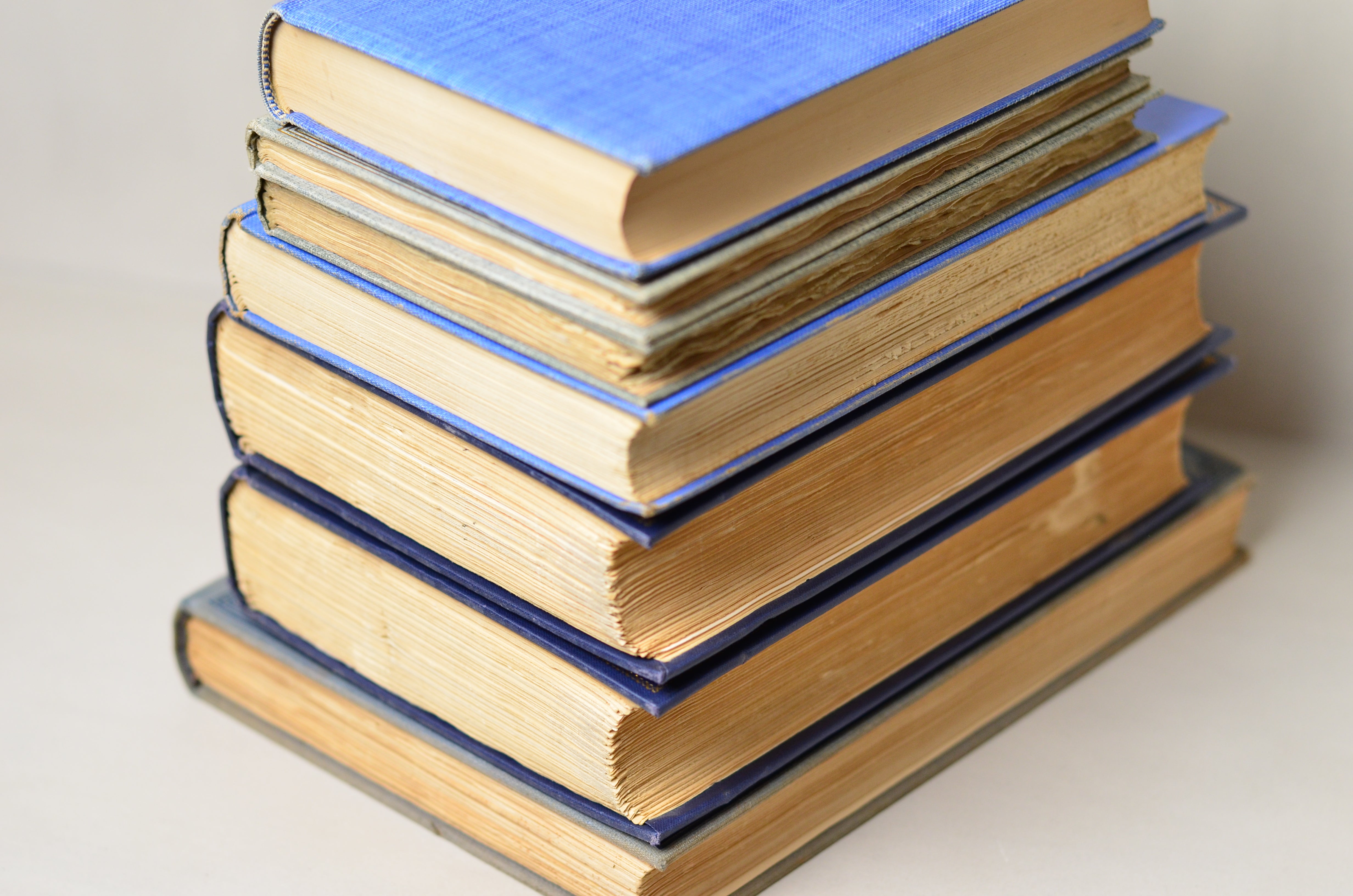 Blue Antique Cloth Book Set – 7 Books, Alexander Pushkin, Edmund Spenser