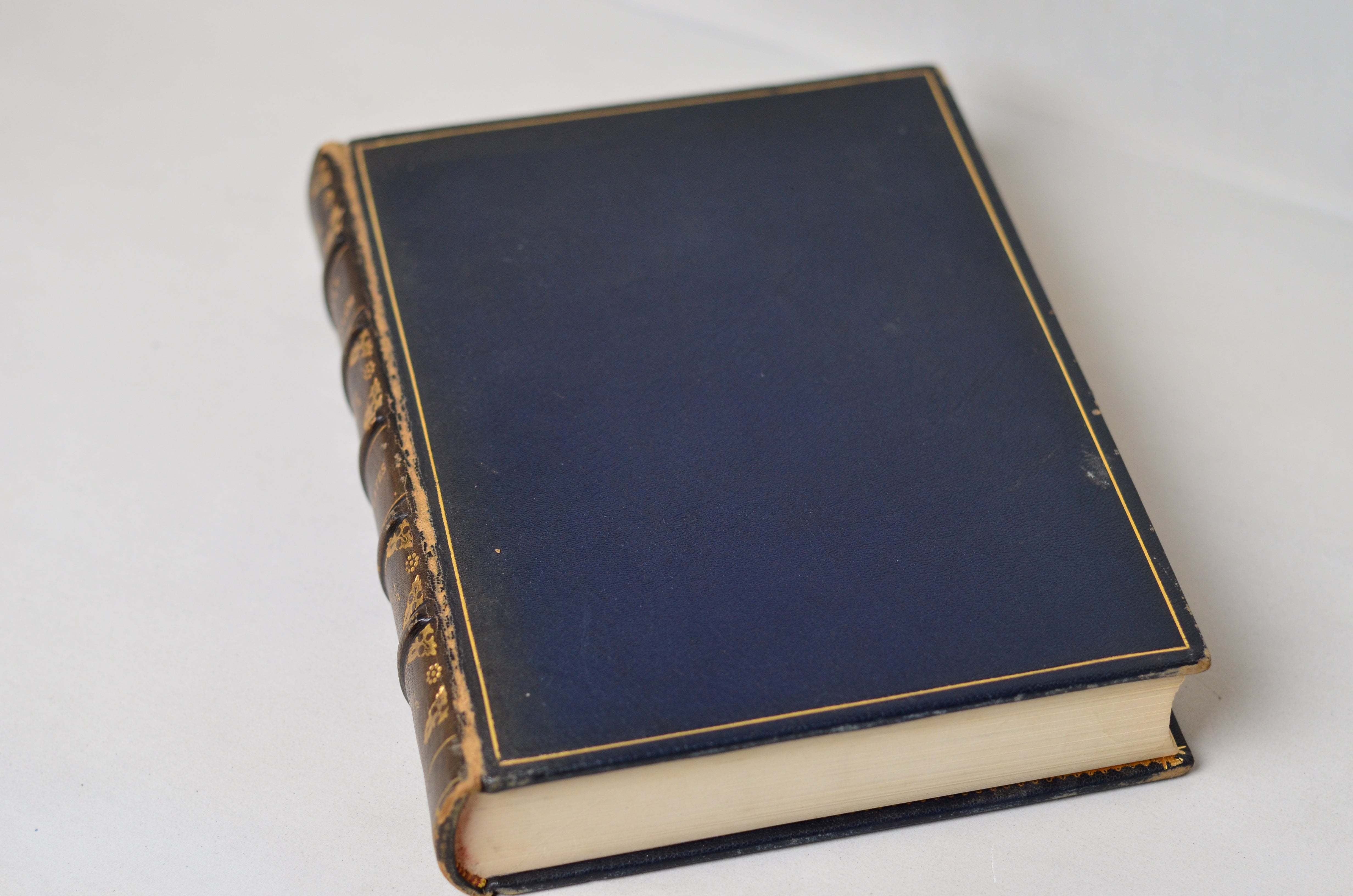Antique Leather Bound Rubaiyat of Omar Khayyam Illustrated by Edmund Dulac c.1890