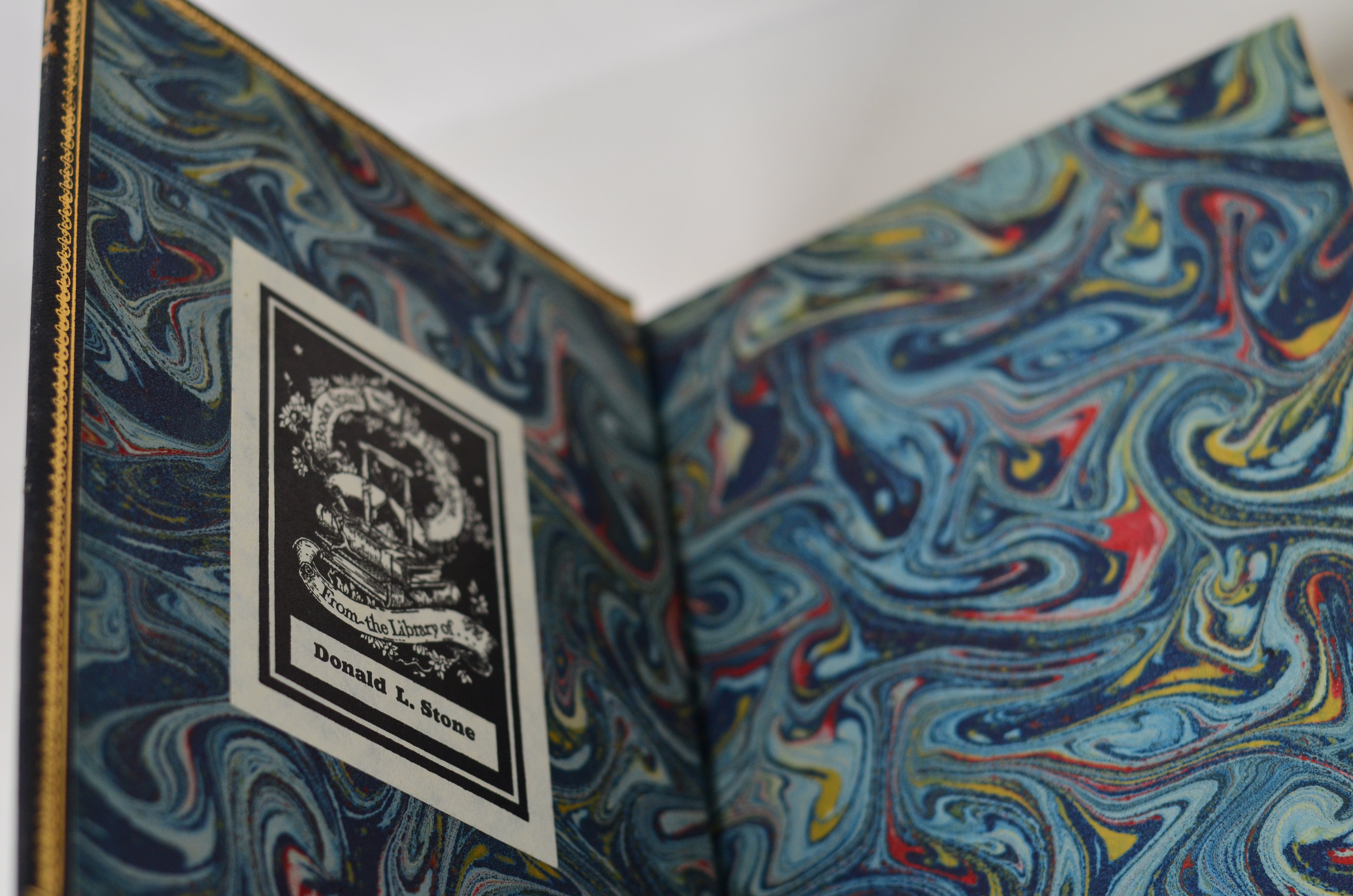 Antique Leather Bound Rubaiyat of Omar Khayyam Illustrated by Edmund Dulac c.1890