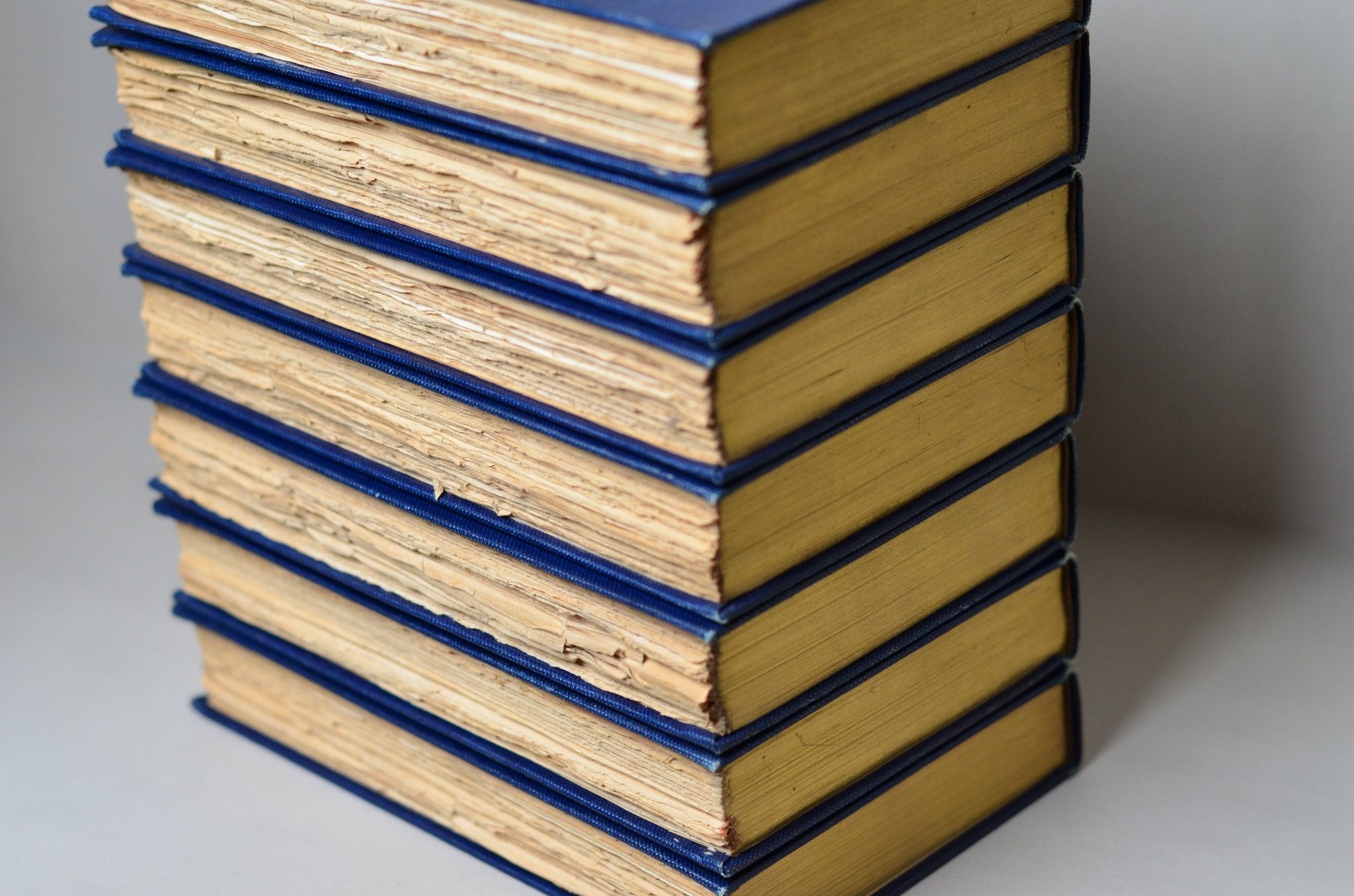Antique Cloth Bound Book Decor - Blue, Francis Parkman 1902 - Brookfield Books