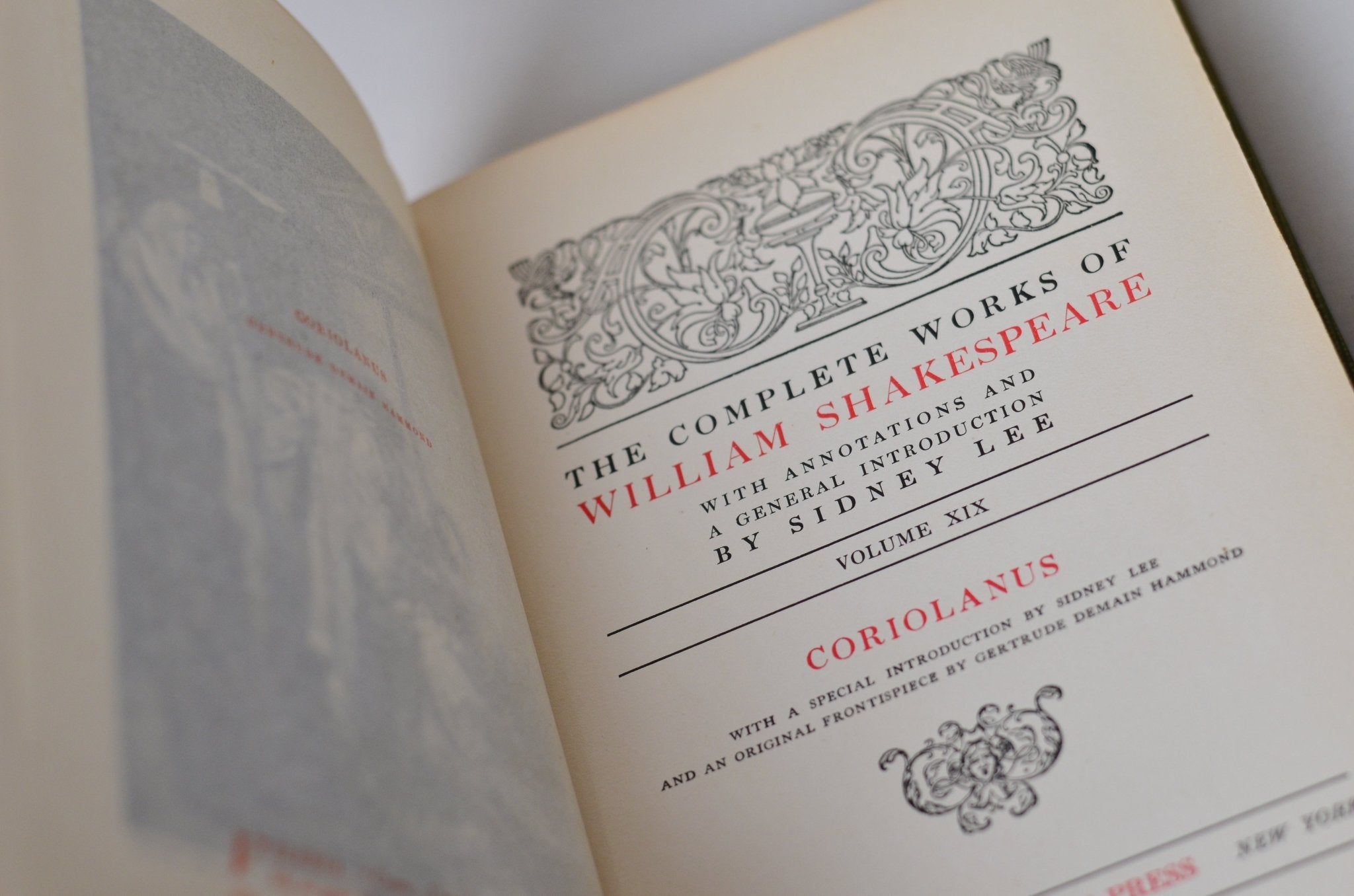 Antique Cloth Bound Poems and Sonnets of William Shakespeare 1908 - Brookfield Books