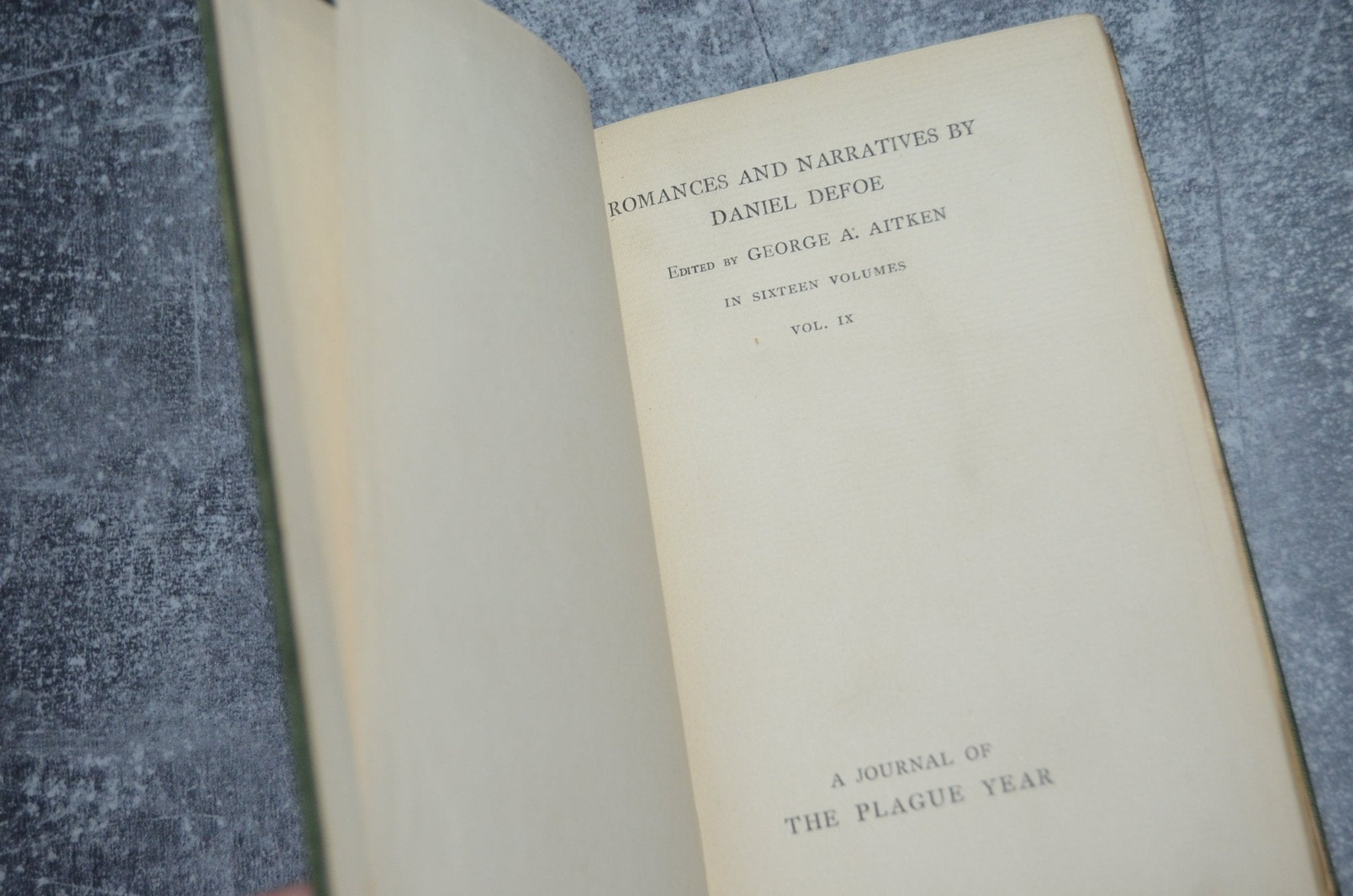 Antique Cloth Bound Set – Works of Daniel Defoe – J. M. Dent 1895 - Brookfield Books