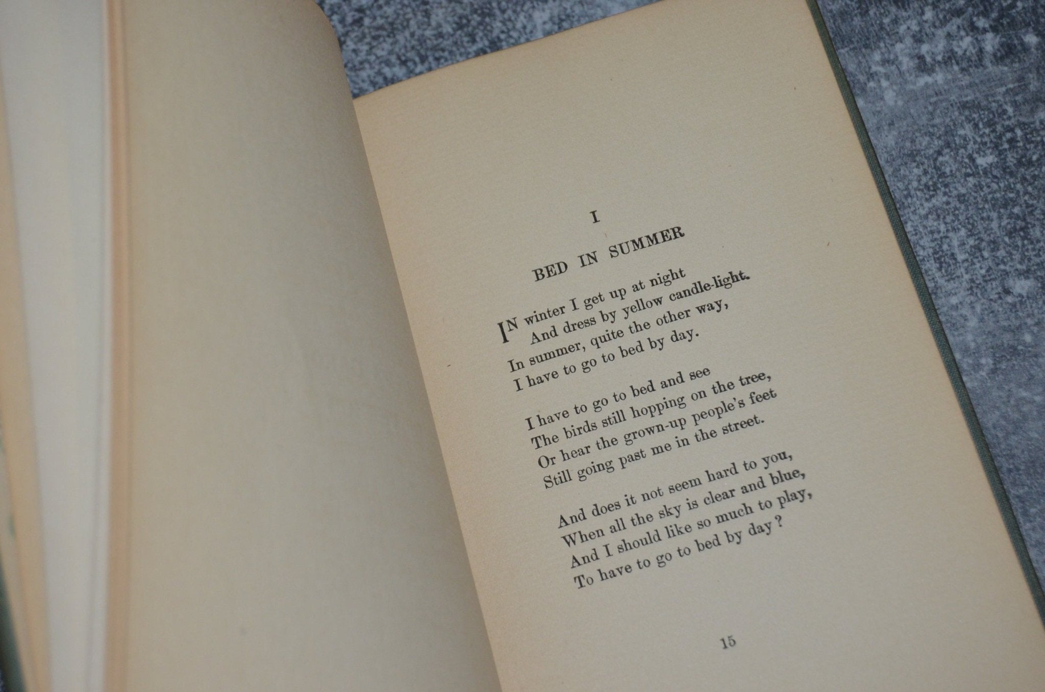 Antique Decorative A Child’s Garden of Verses by Robert Louis Stevenson - Brookfield Books