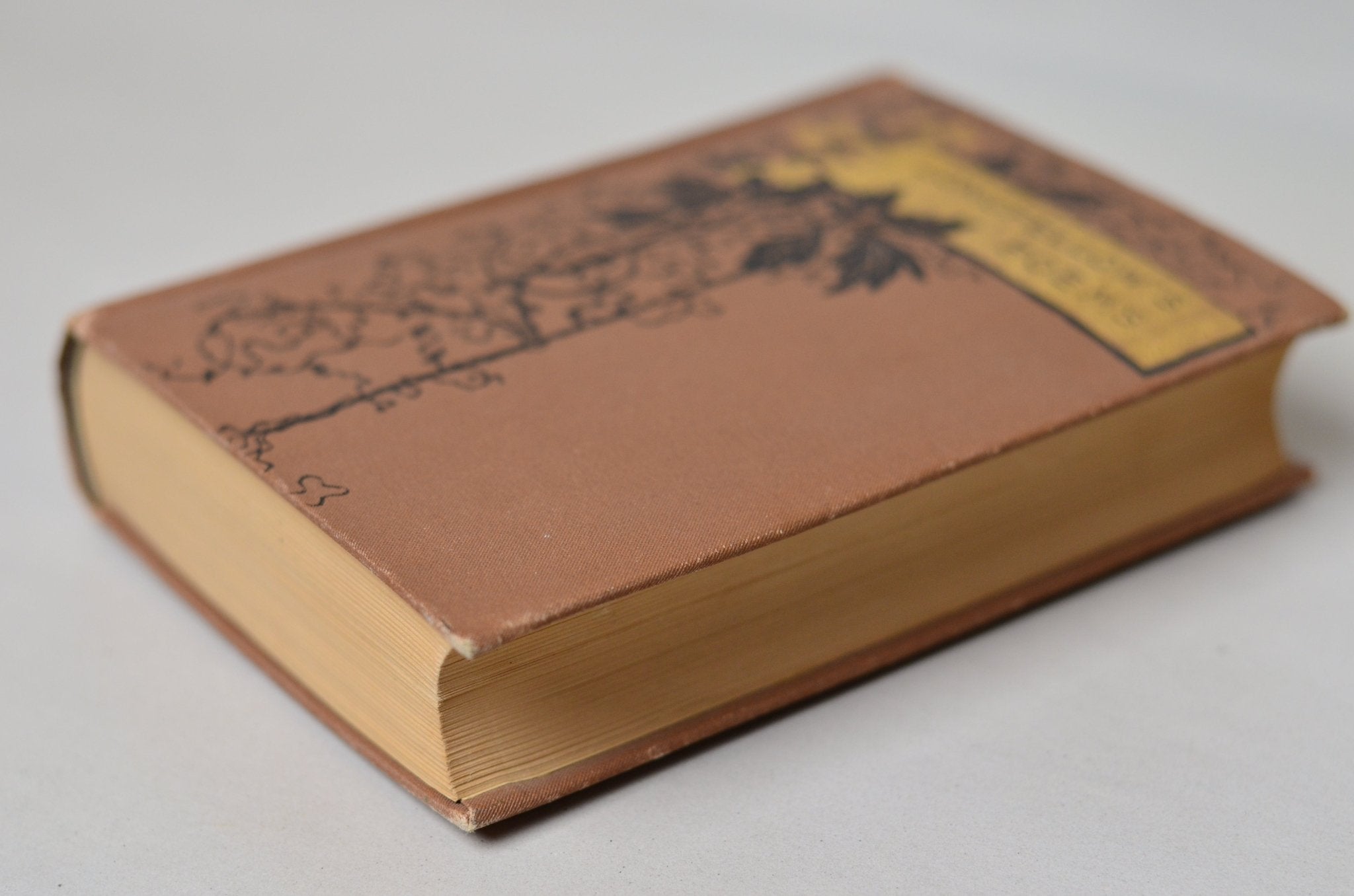 Antique Decorative Binding Poems of Henry Wadsworth Longfellow 1883 - Brookfield Books