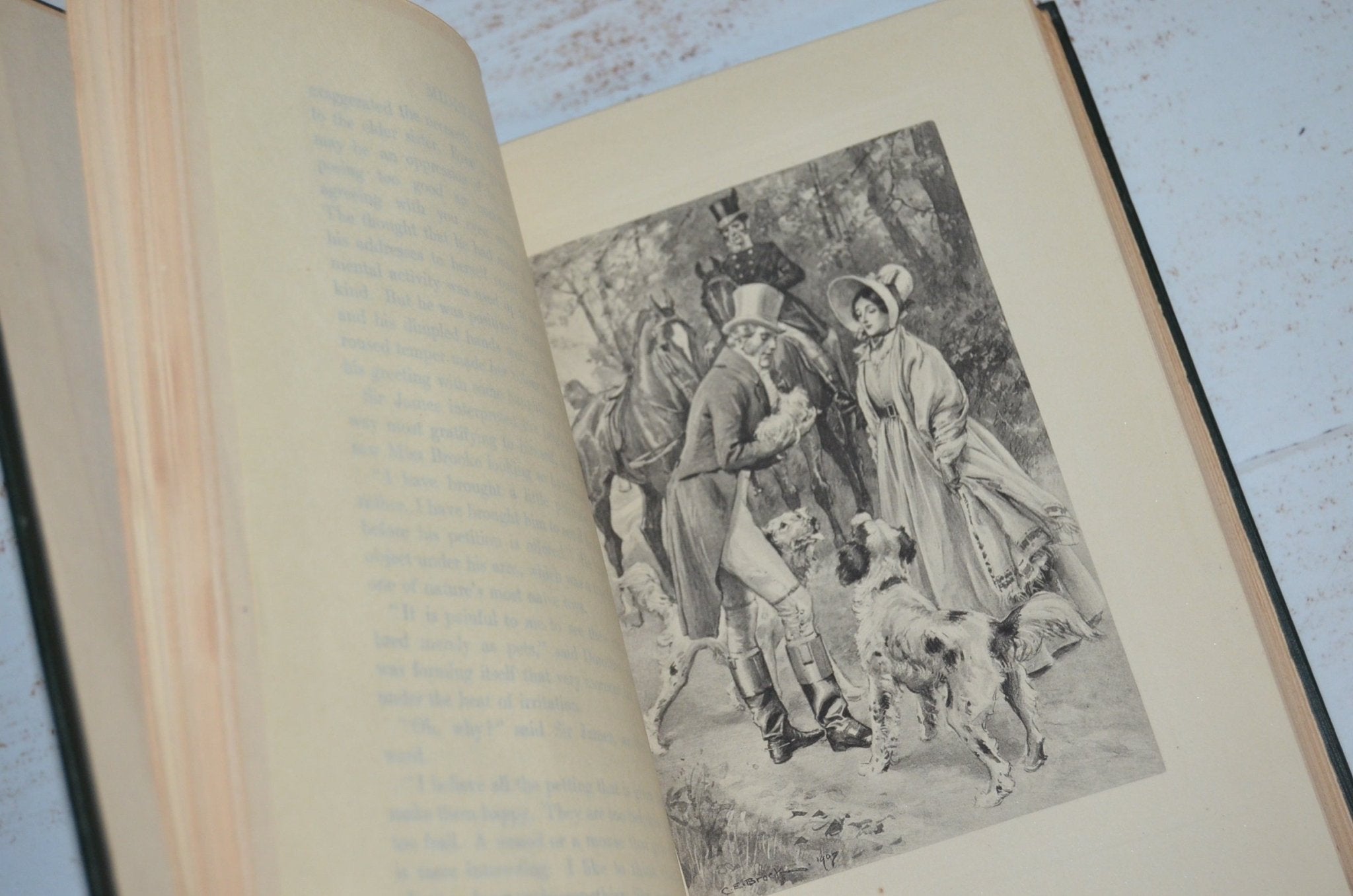 Antique Decorative Cloth Bound Complete Writings of George Eliot 1907 - Brookfield Books