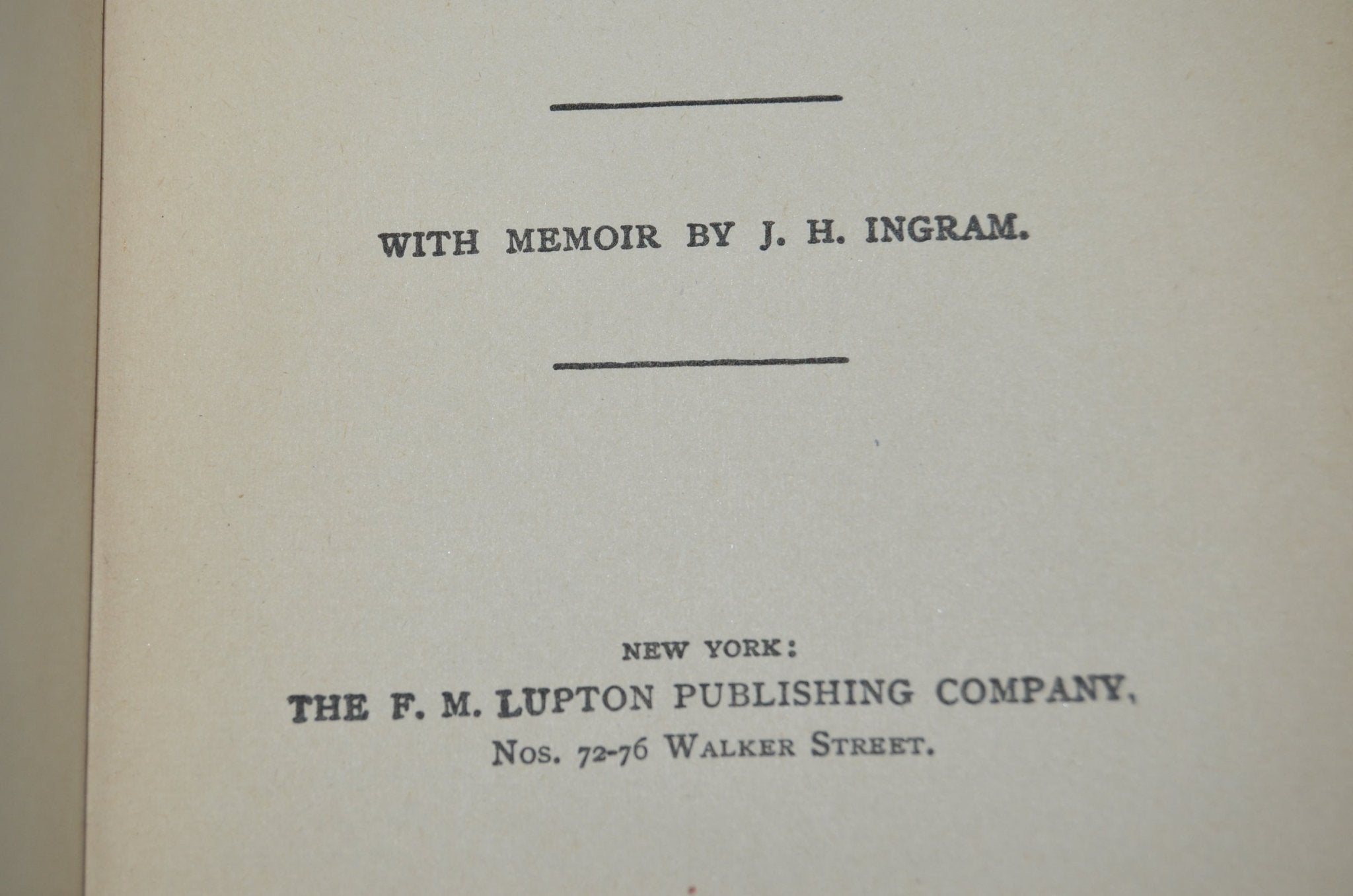 Antique Decorative Poems of Edgar Allan Poe - Brookfield Books