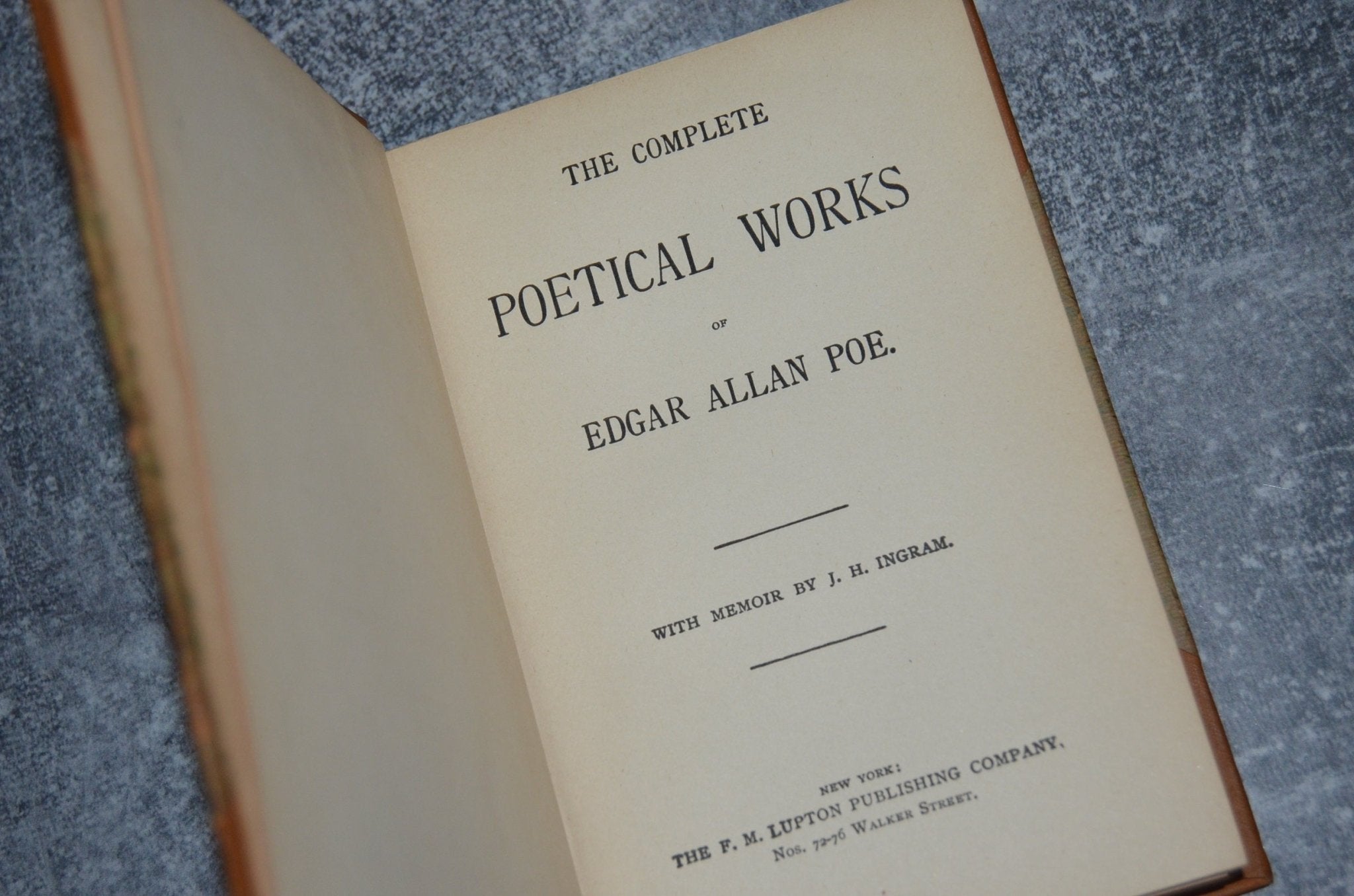 Antique Decorative Poems of Edgar Allan Poe - Brookfield Books