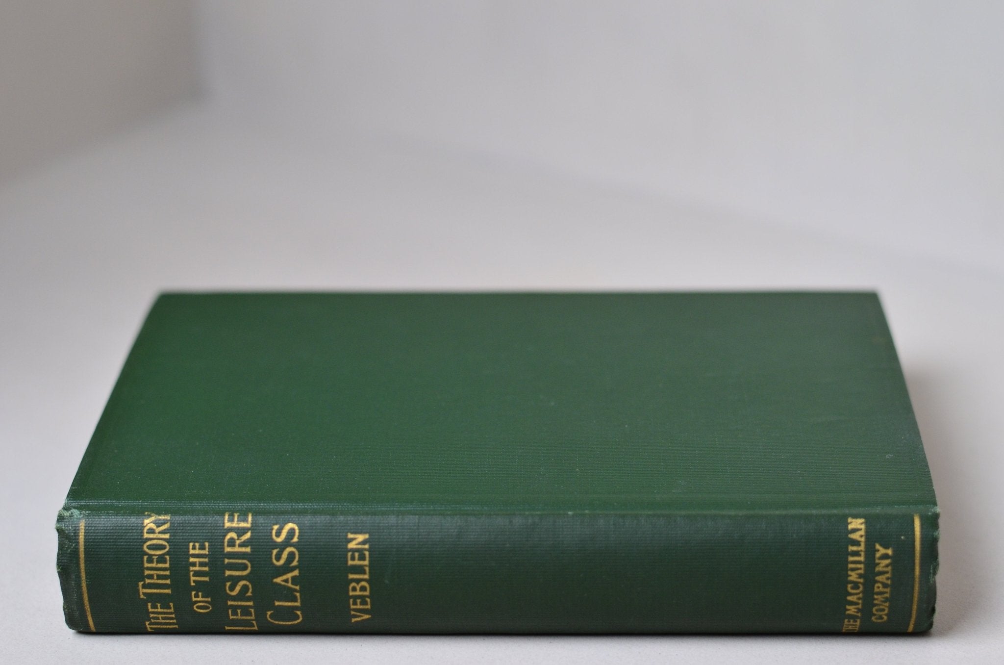 Antique Early Printing The Theory of the Leisure Class by Thorstein Veblen 1917 - Brookfield Books