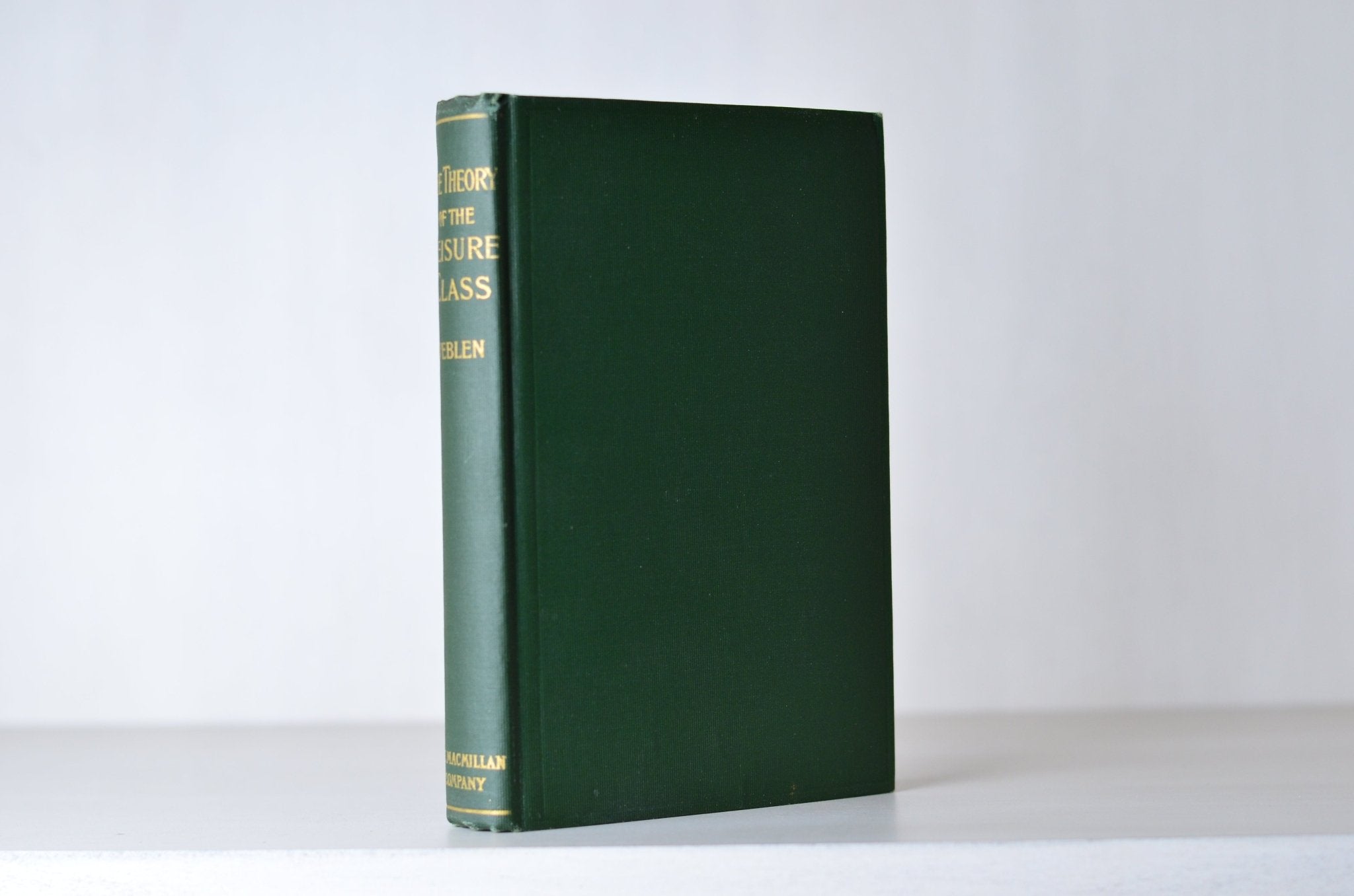 Antique Early Printing The Theory of the Leisure Class by Thorstein Veblen 1917 - Brookfield Books