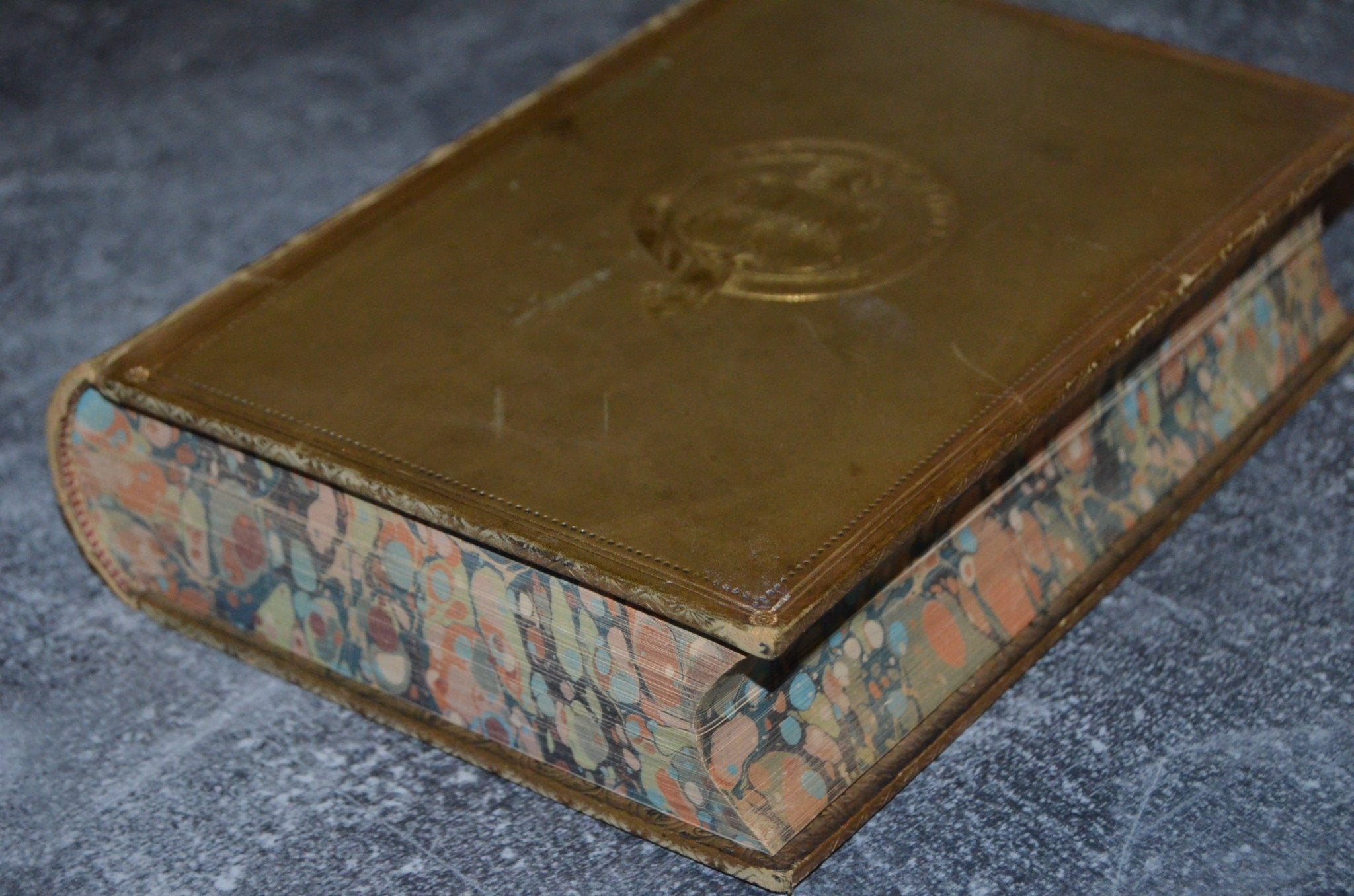 Antique Fine Leather Bound Poems of Sir Walter Scott 1898 - Brookfield Books