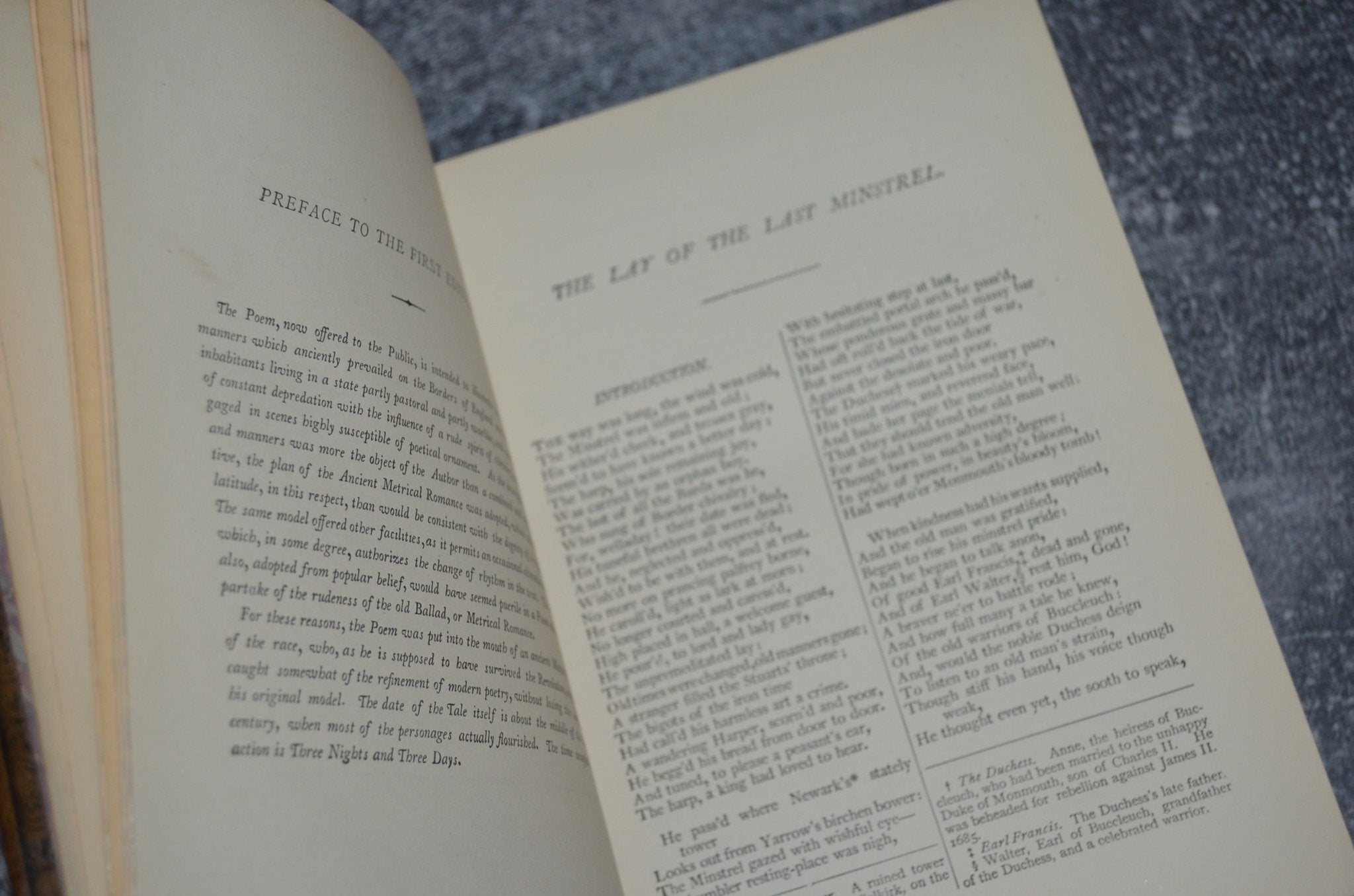 Antique Fine Leather Bound Poems of Sir Walter Scott 1898 - Brookfield Books