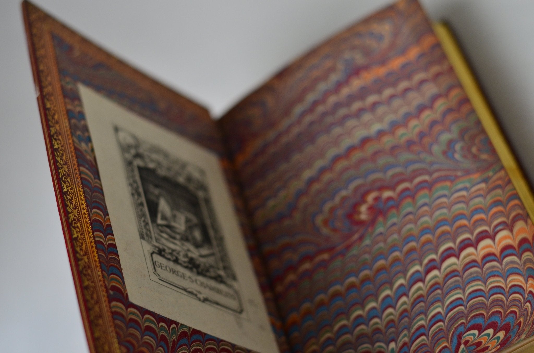 Antique Fine Leather Bound Tom Jones by Henry Fielding 1836, Volume I - Brookfield Books