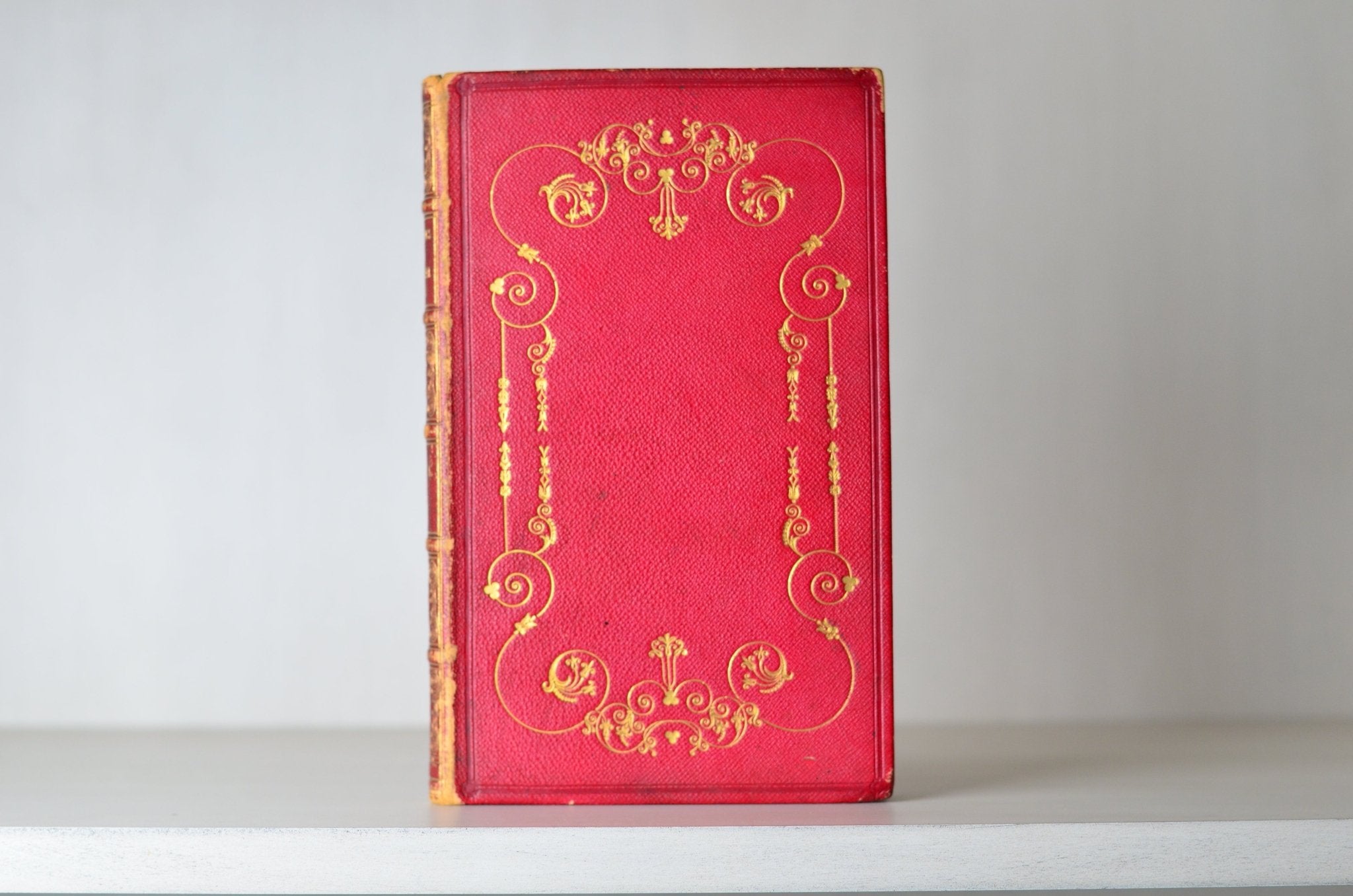Antique Full Leather Bound Decorative Binding Memoirs of Marshal Ney 1834 - Brookfield Books