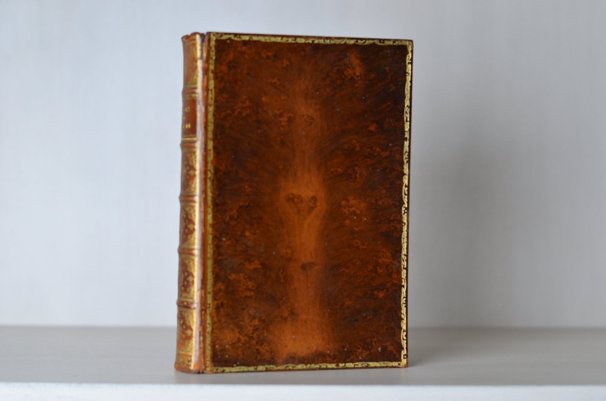 Antique Full Leather Tree Calf Binding The Works of Edmund Spenser 1909 - Brookfield Books
