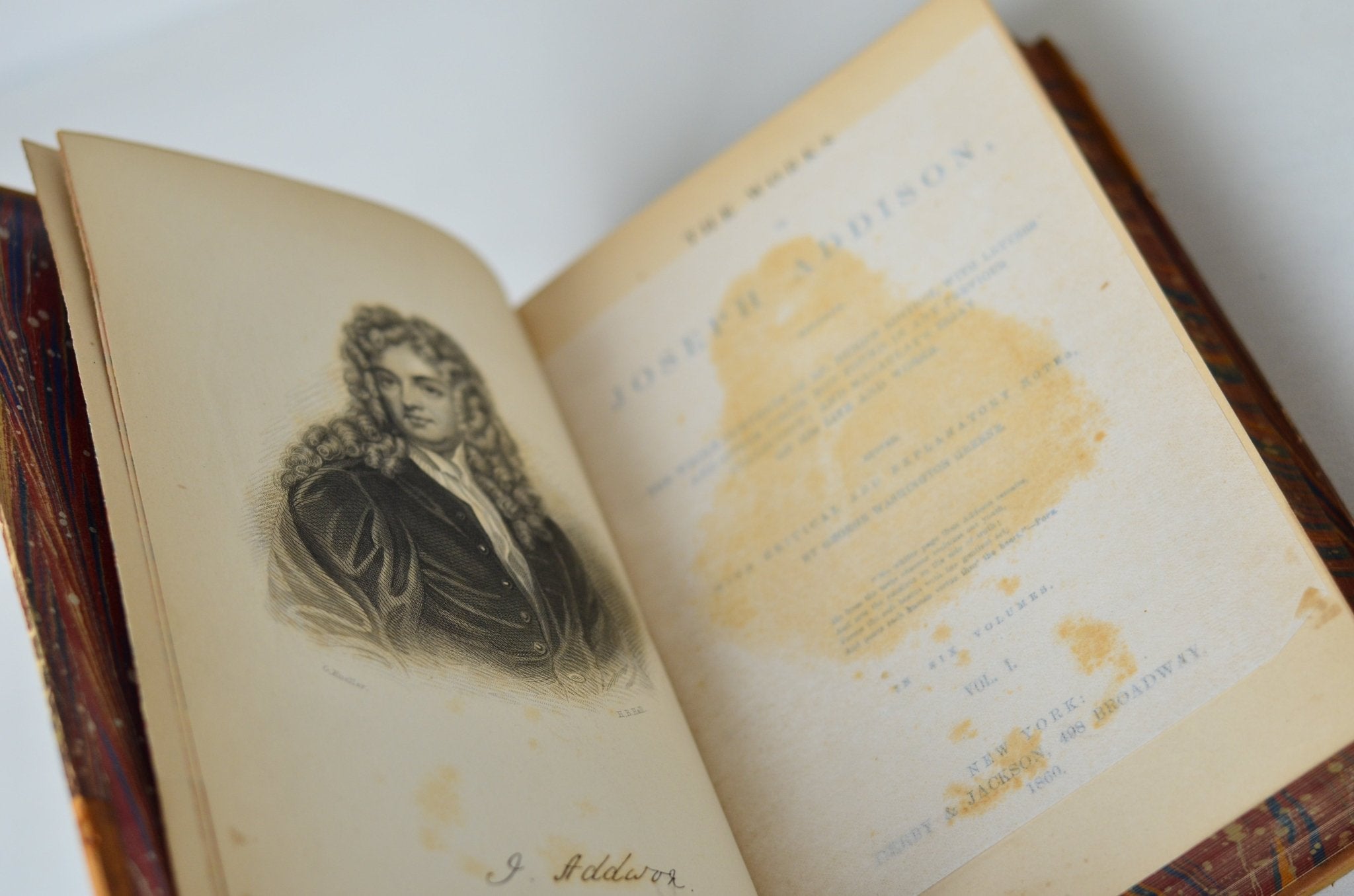 Antique Leather Bound Book Decor - Carmel Brown, Joseph Addison - Brookfield Books