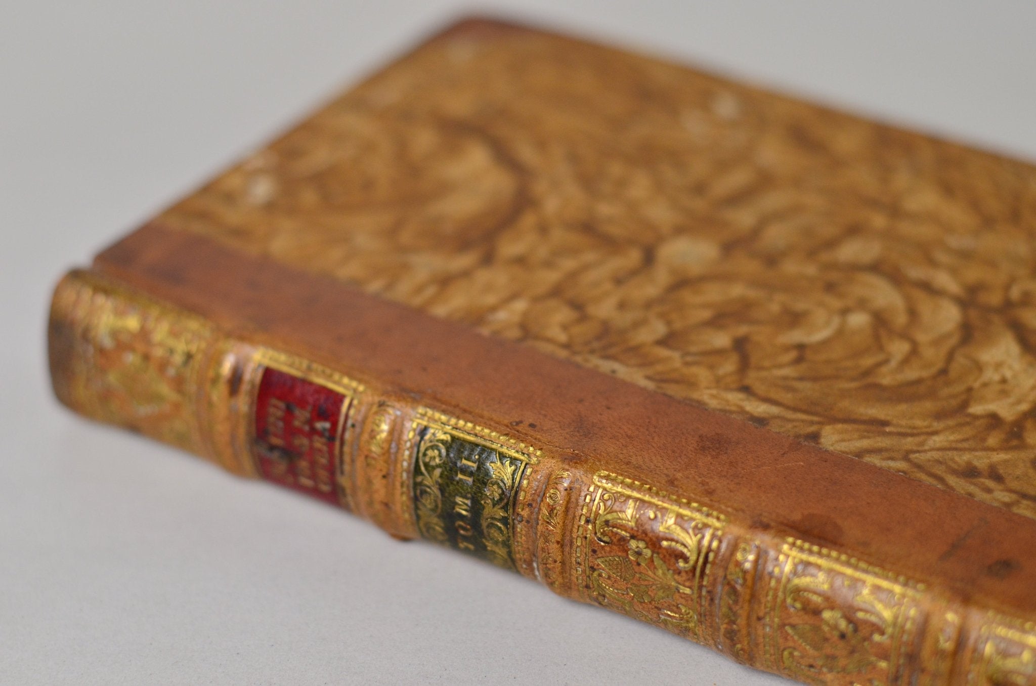Antique Leather Bound Dialogue with Trypho by Saint Justin Martyr 1777, Early Christian Writings - Brookfield Books