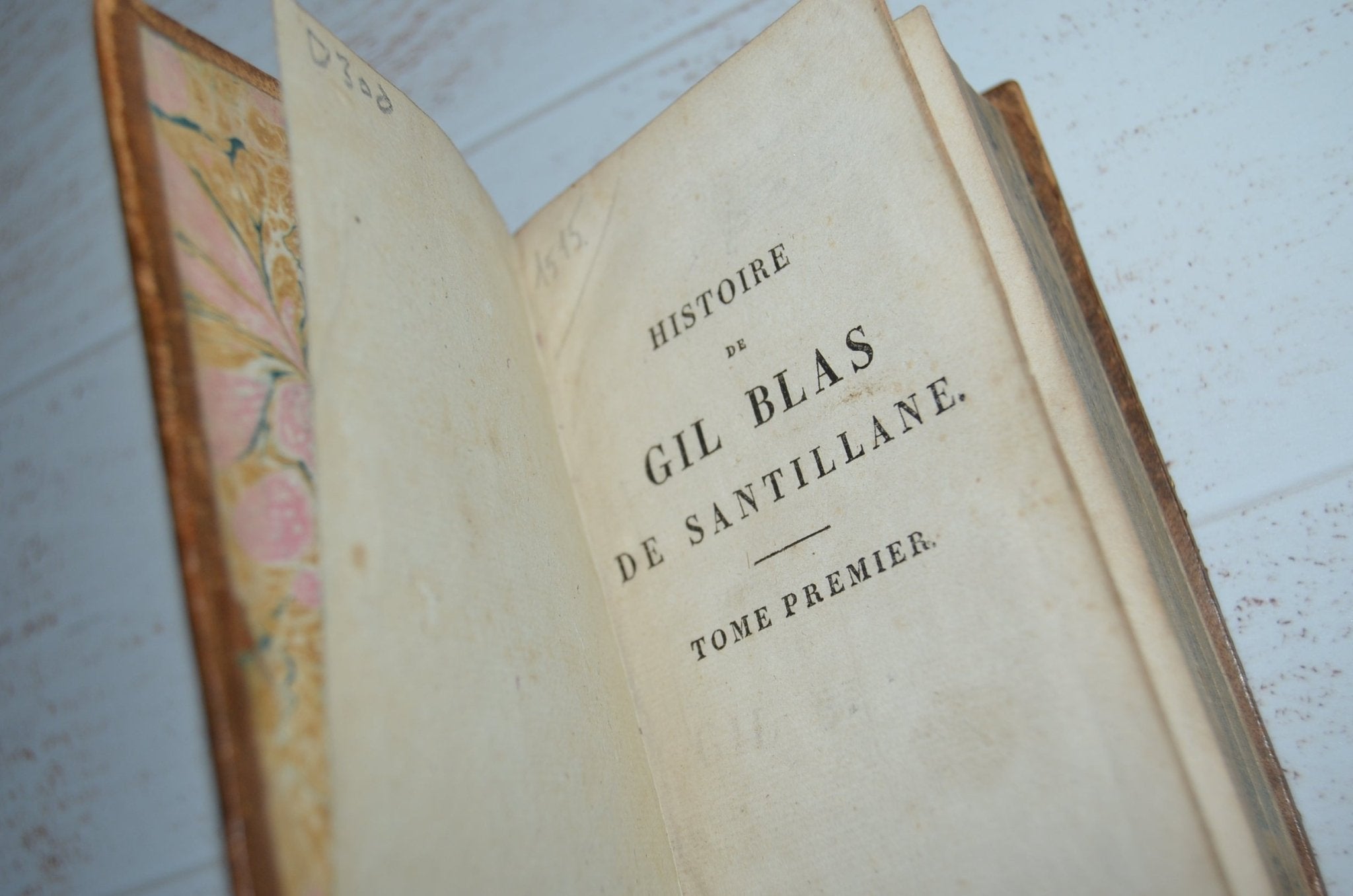 Antique Leather Bound – Histoire Gil Blas de Santillane by Alain-René Lesage 1818 - Brookfield Books
